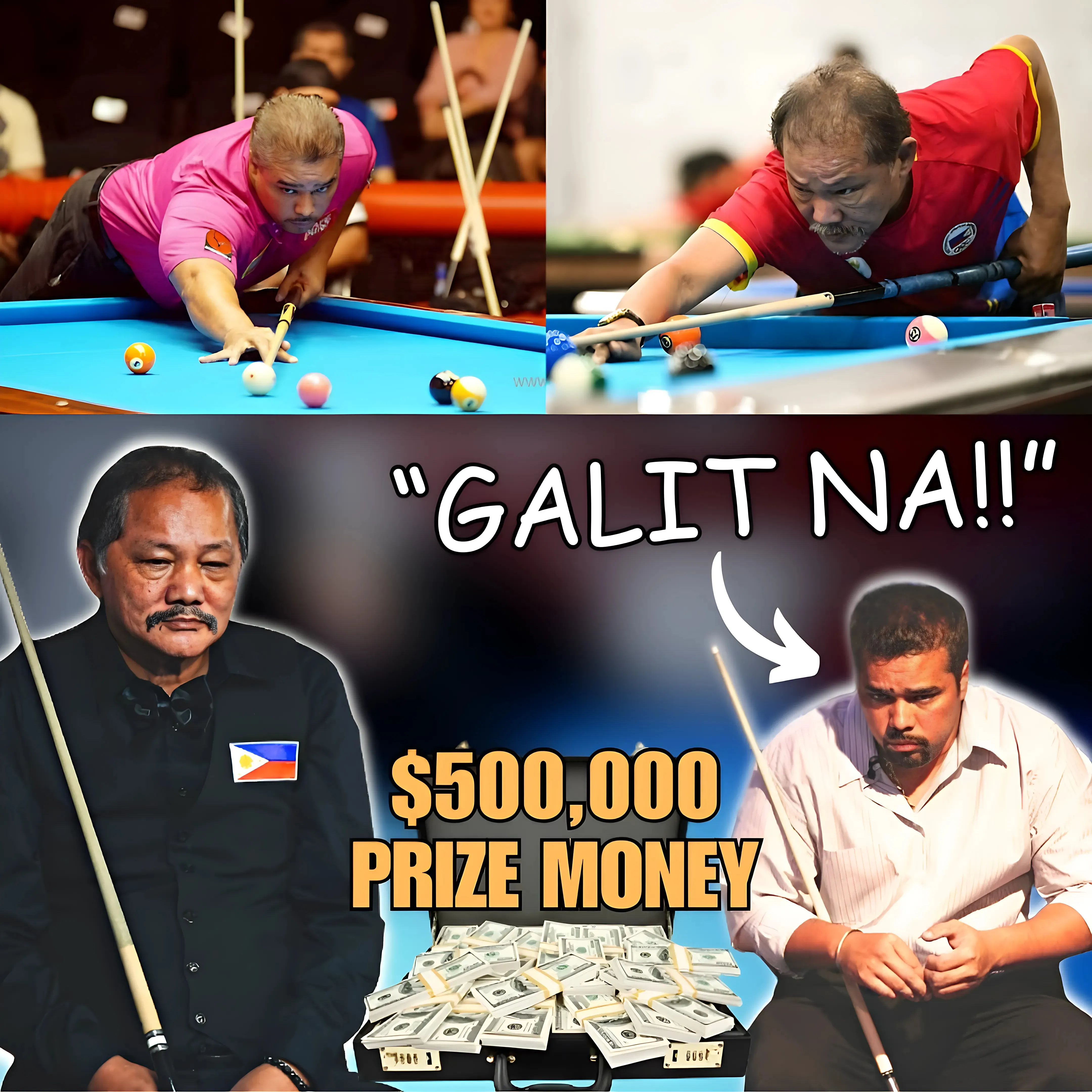 THEY THOUGHT EFREN REYES WOULD BE SCARY! KEEP THE adversary SHOUTING! HOT BATTLE FOR $500,000