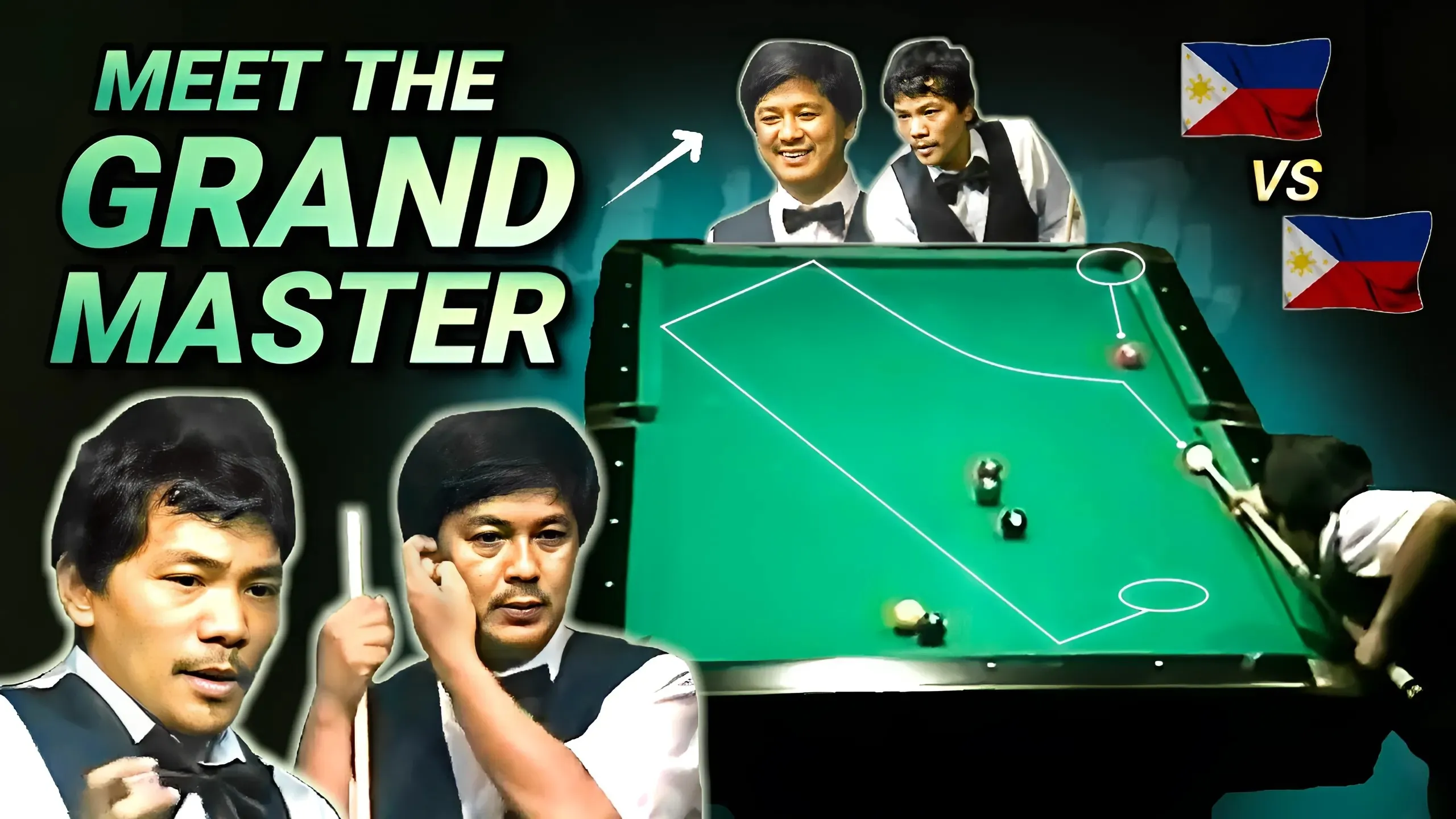 When "The Master" Efren Reyes meets the "GRANDMASTER" Jose Parica.