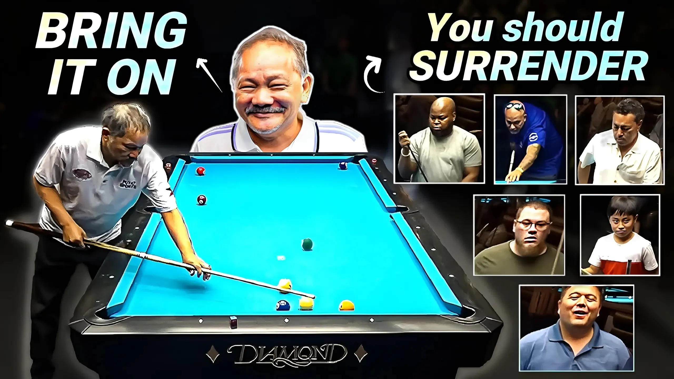 10 Players Think THEY Can OUTNUMBER the Maestro EFREN REYES
