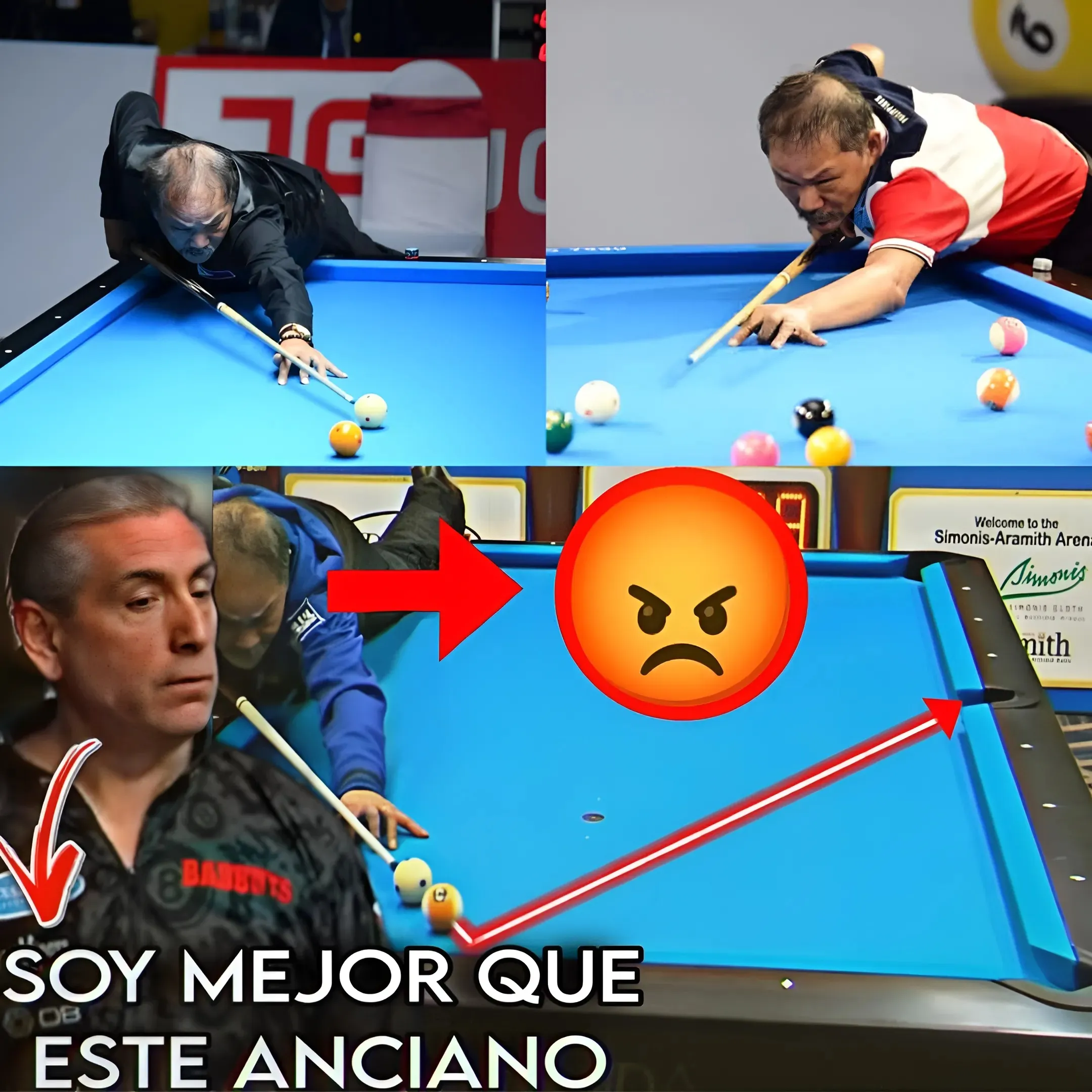 This PLAYER tried to go over READY and THE MAGICIAN sent him to his chair...