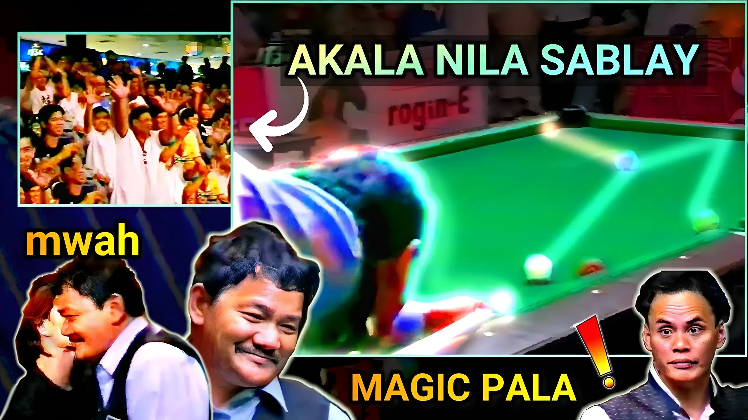 Efren Reyes caused chaos throughout the match with his miraculous shot