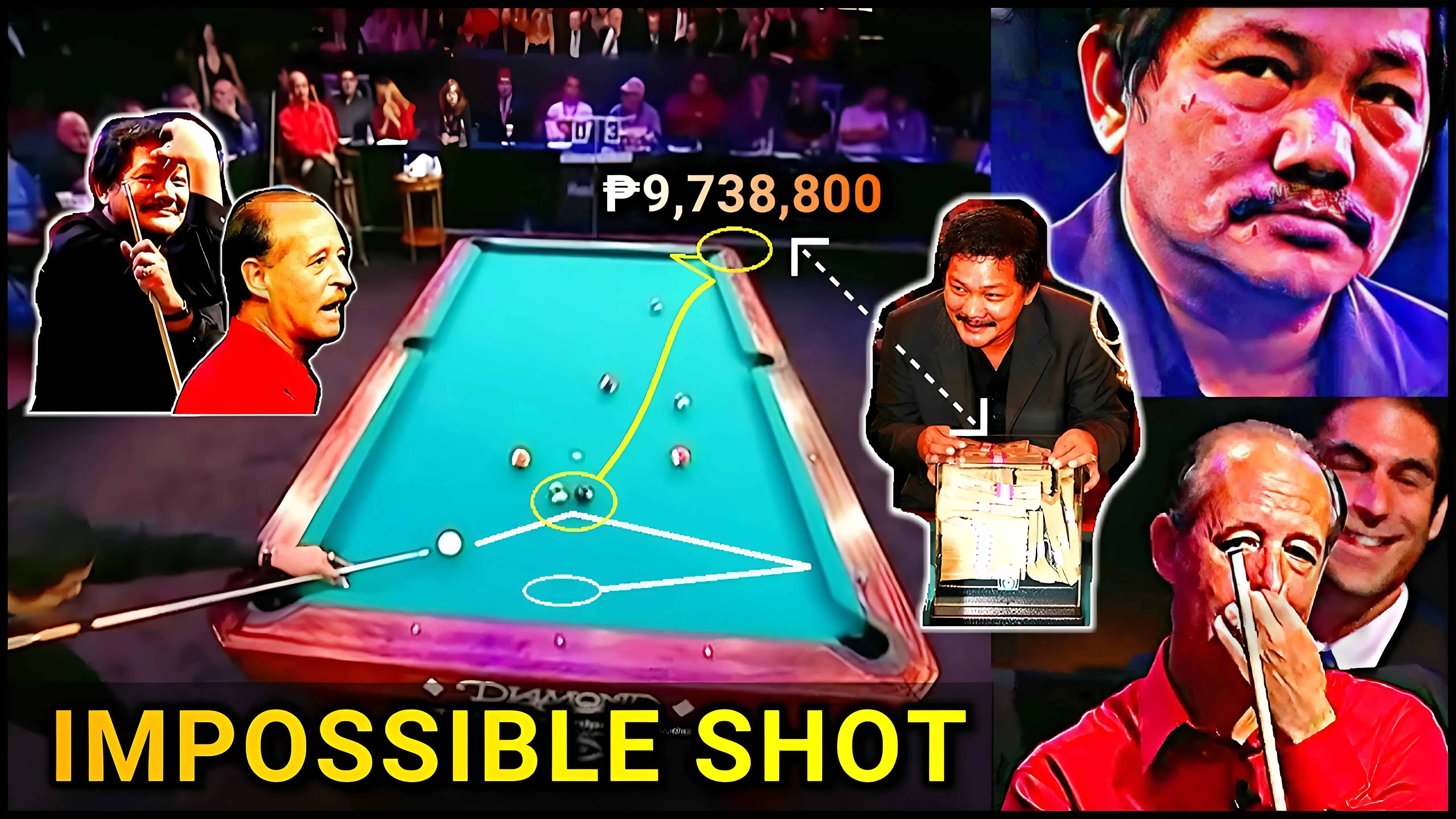 Magic on the Billiard Table! Efren Reyes Uses Top Skills to Win a "Pricey" Victory!