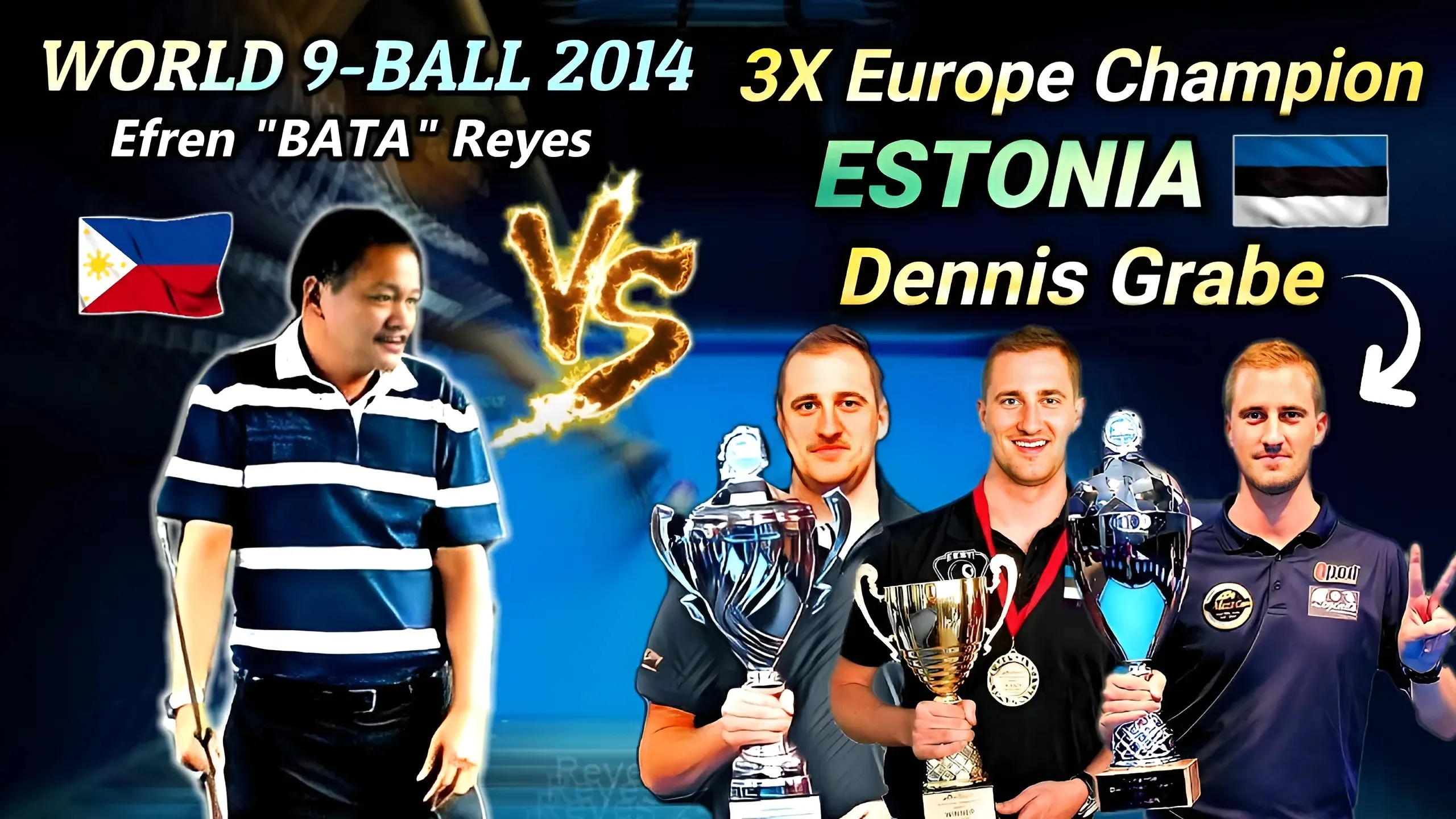 3X EUROPEAN CHAMPION, EFREN REYES' MAGIC COULDN'T STAND