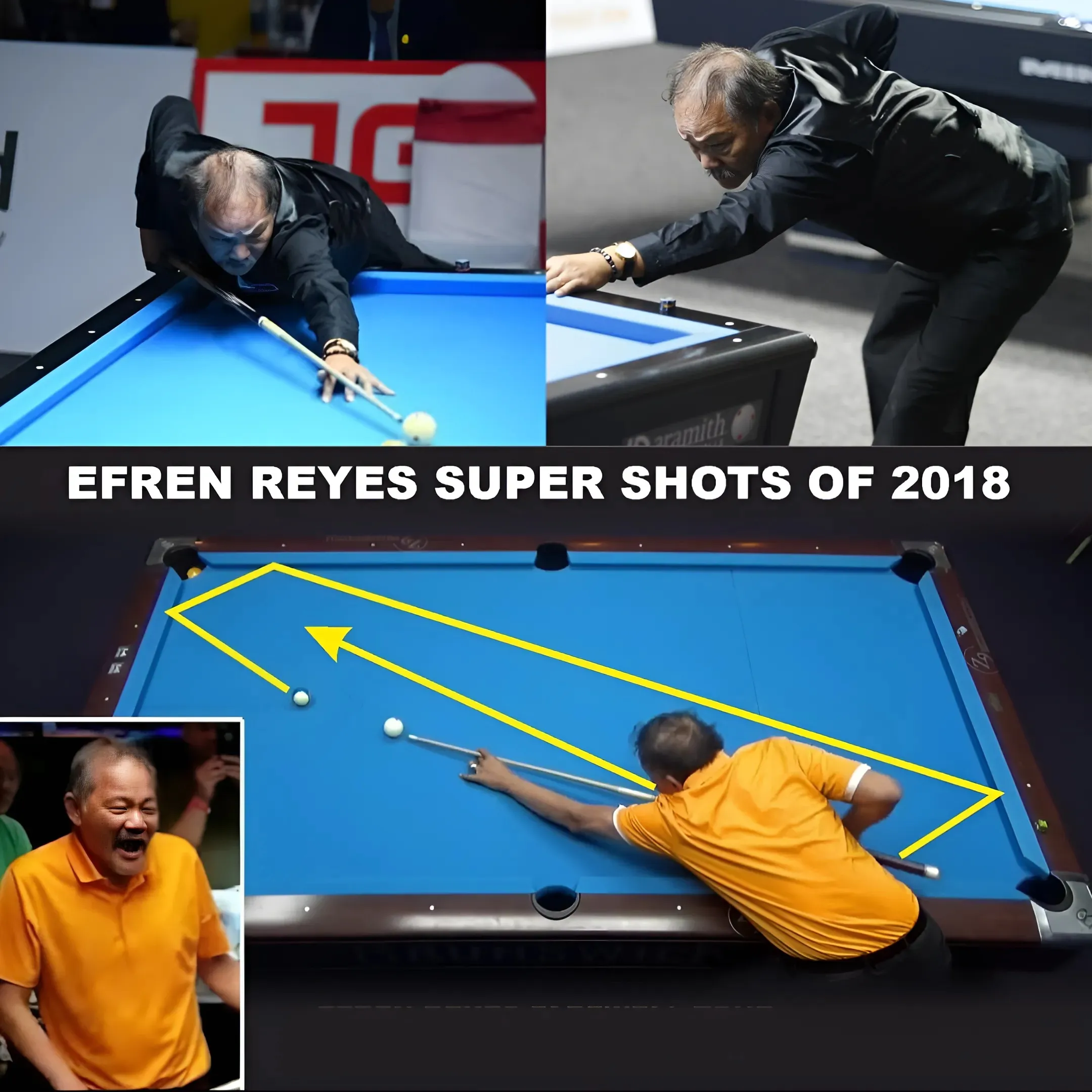 Billiard Legend's Super Shots: Efren "Bata" Reyes