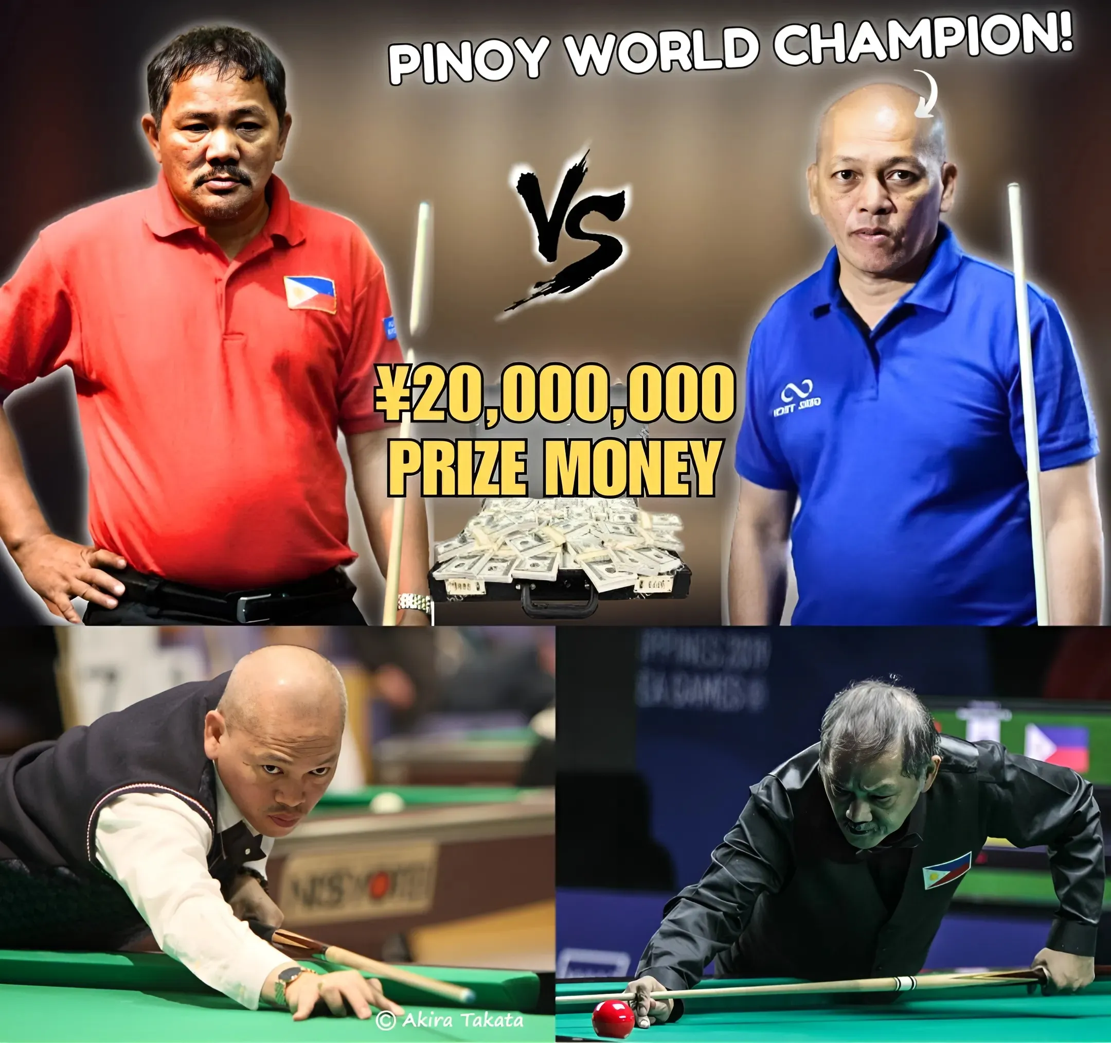 Efren Reyes: The Master of Trick Shots, Conquers Japan with Mindoro Tirador