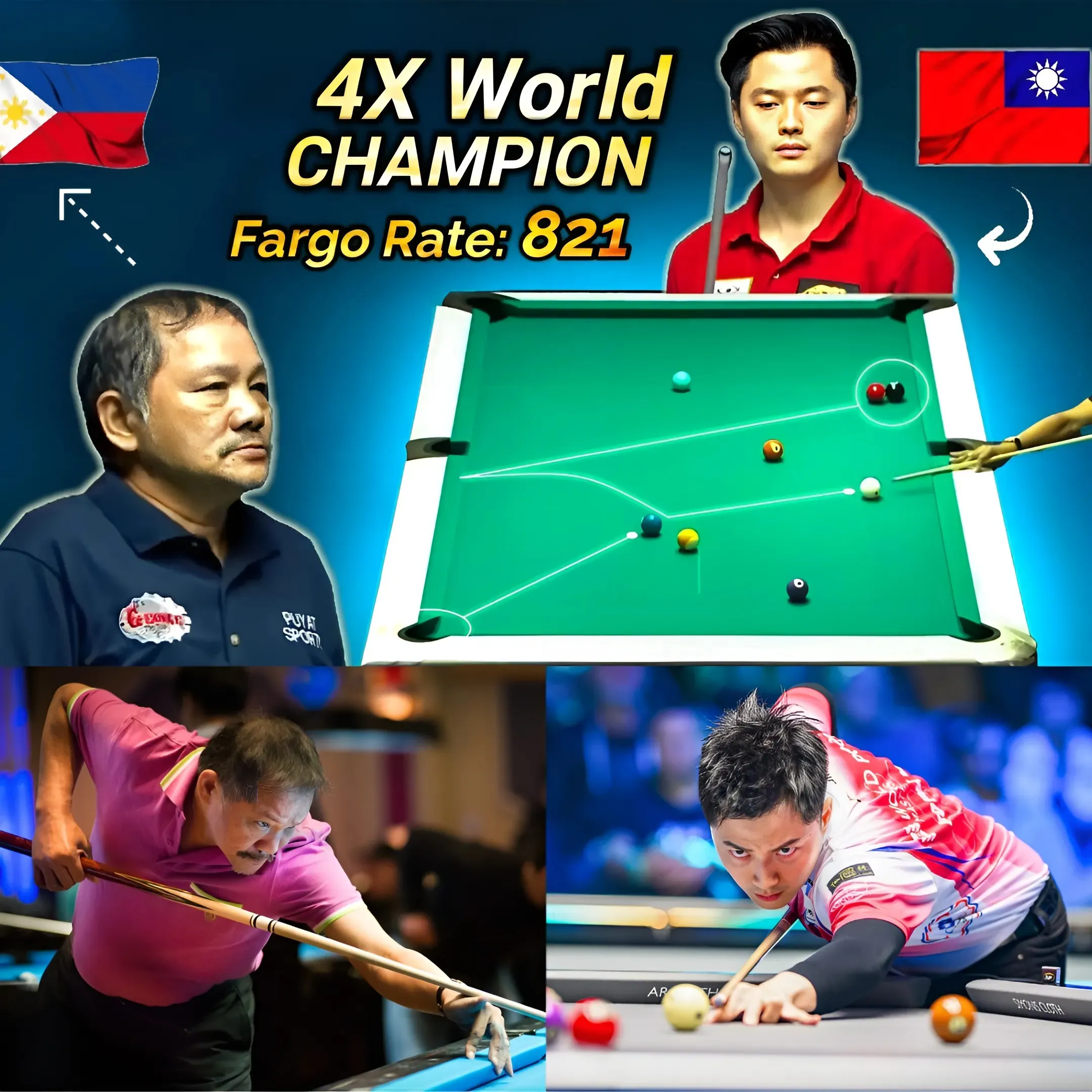 Efren Reyes "Encounters" Young Champion In Tense Billiards Match