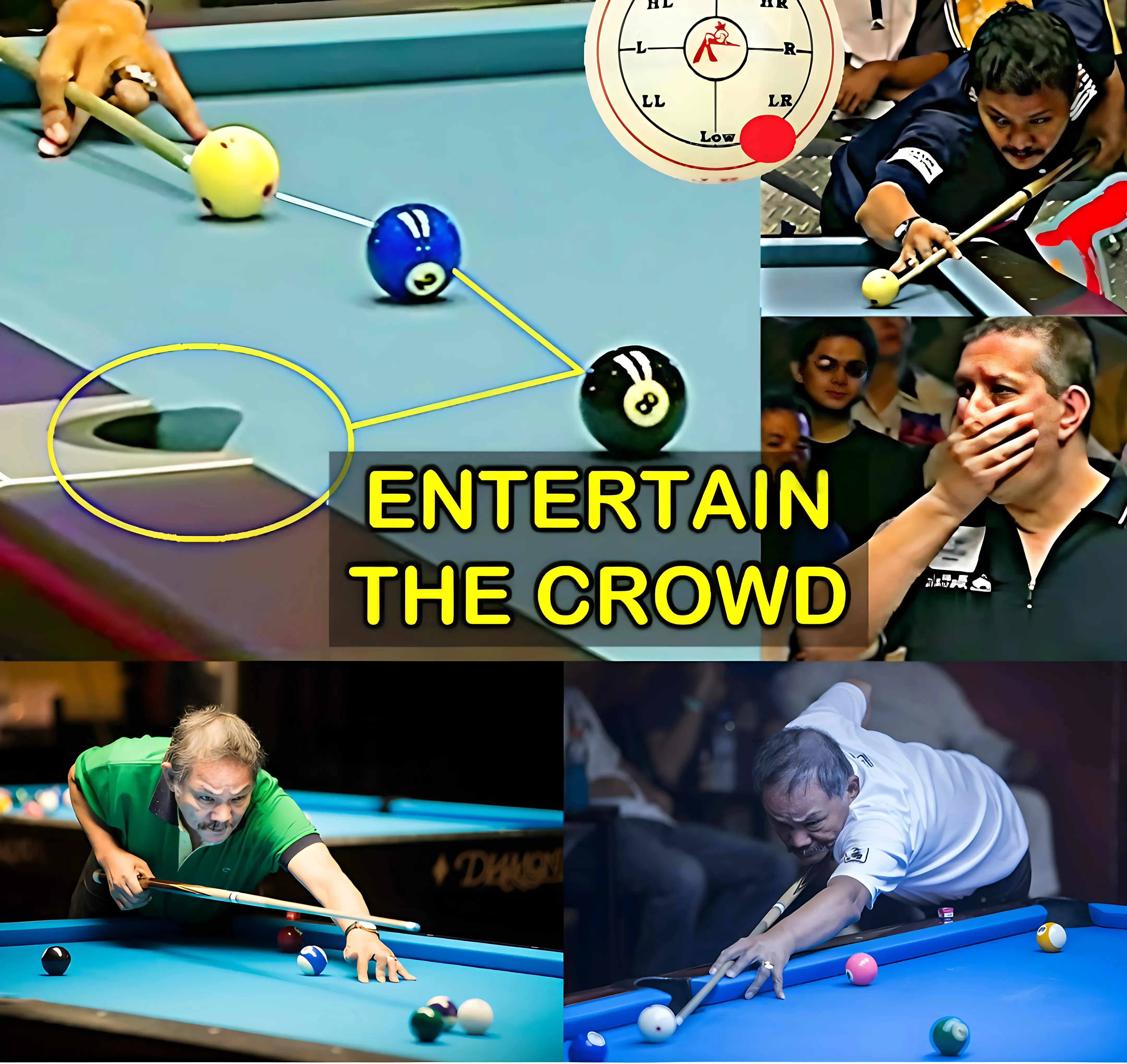 Efren Reyes challenges "The TORNADO" Tony Drago