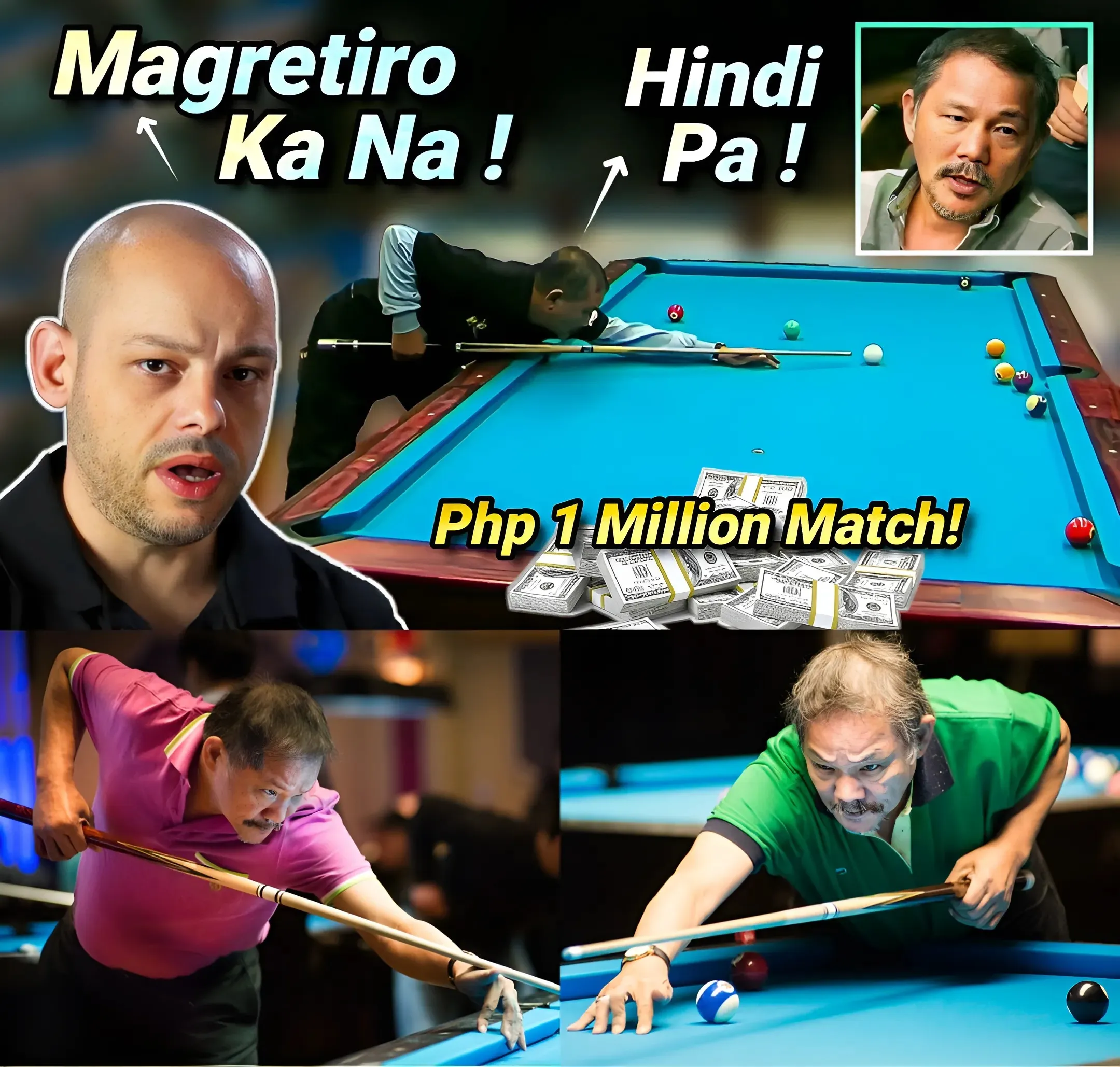 Breathtaking battle! Efren Reyes defeats Money Game King in the ultimate showdown!