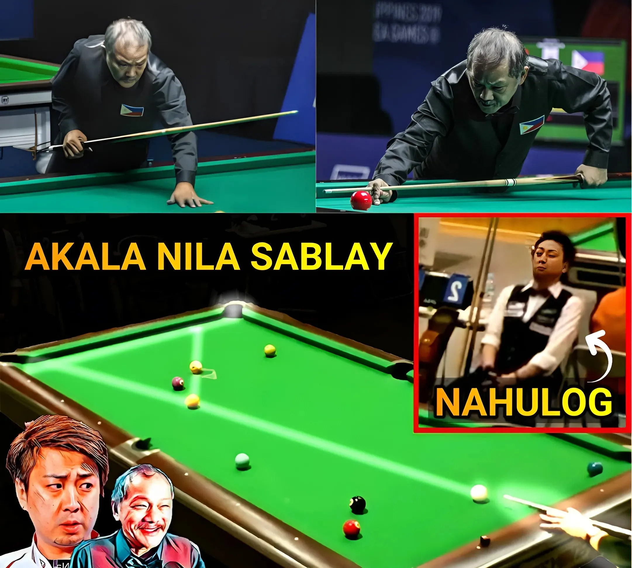Efren Reyes' "impossible" Billiard shot: The moment that made the Japanese opponent "speechless"!
