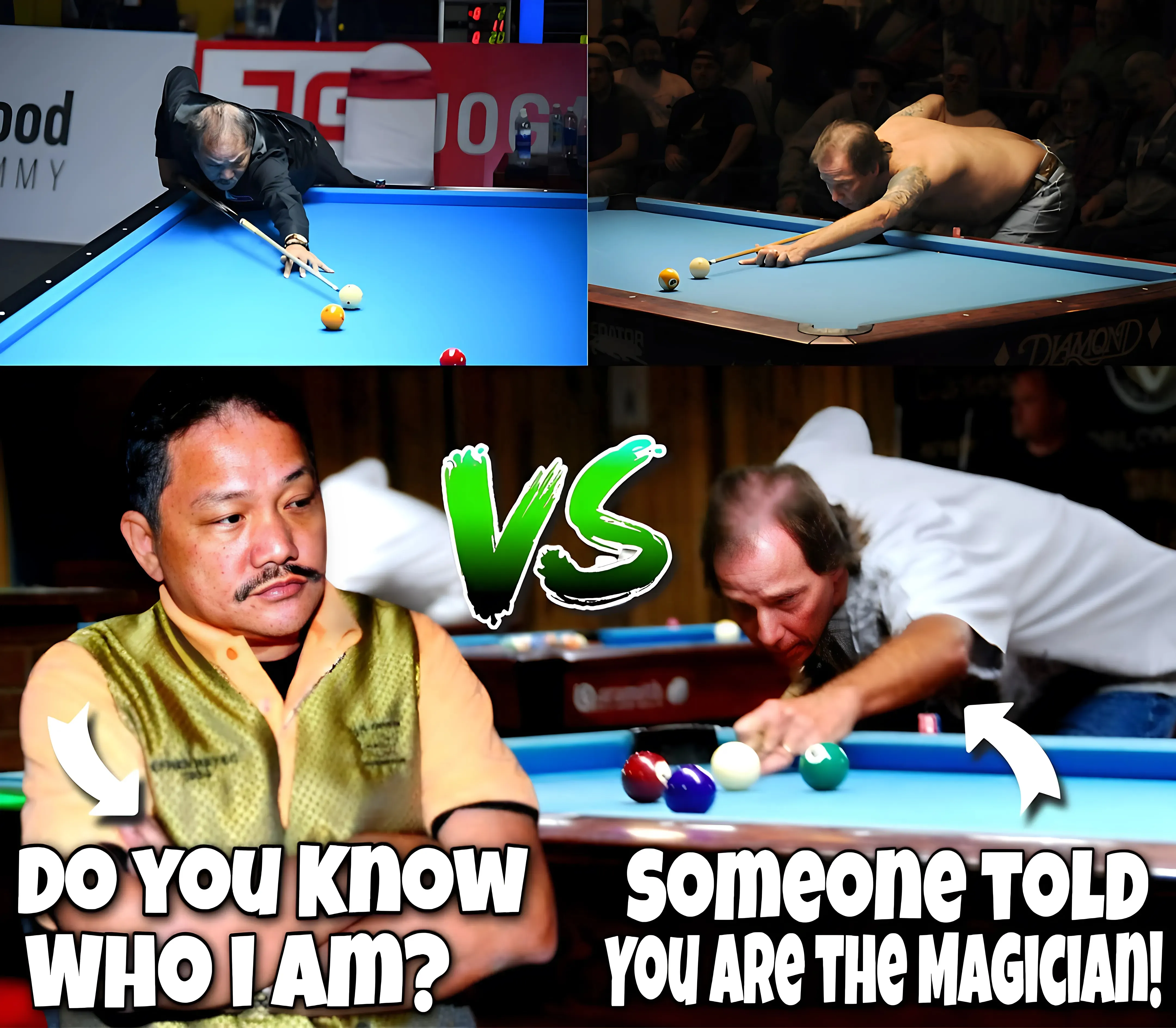 EFREN REYES SHOWS MAGIC WITH BOBBY PICKLE AT THE DERBY CITY 9-BALL CLASSIC CHAMPIONSHIP
