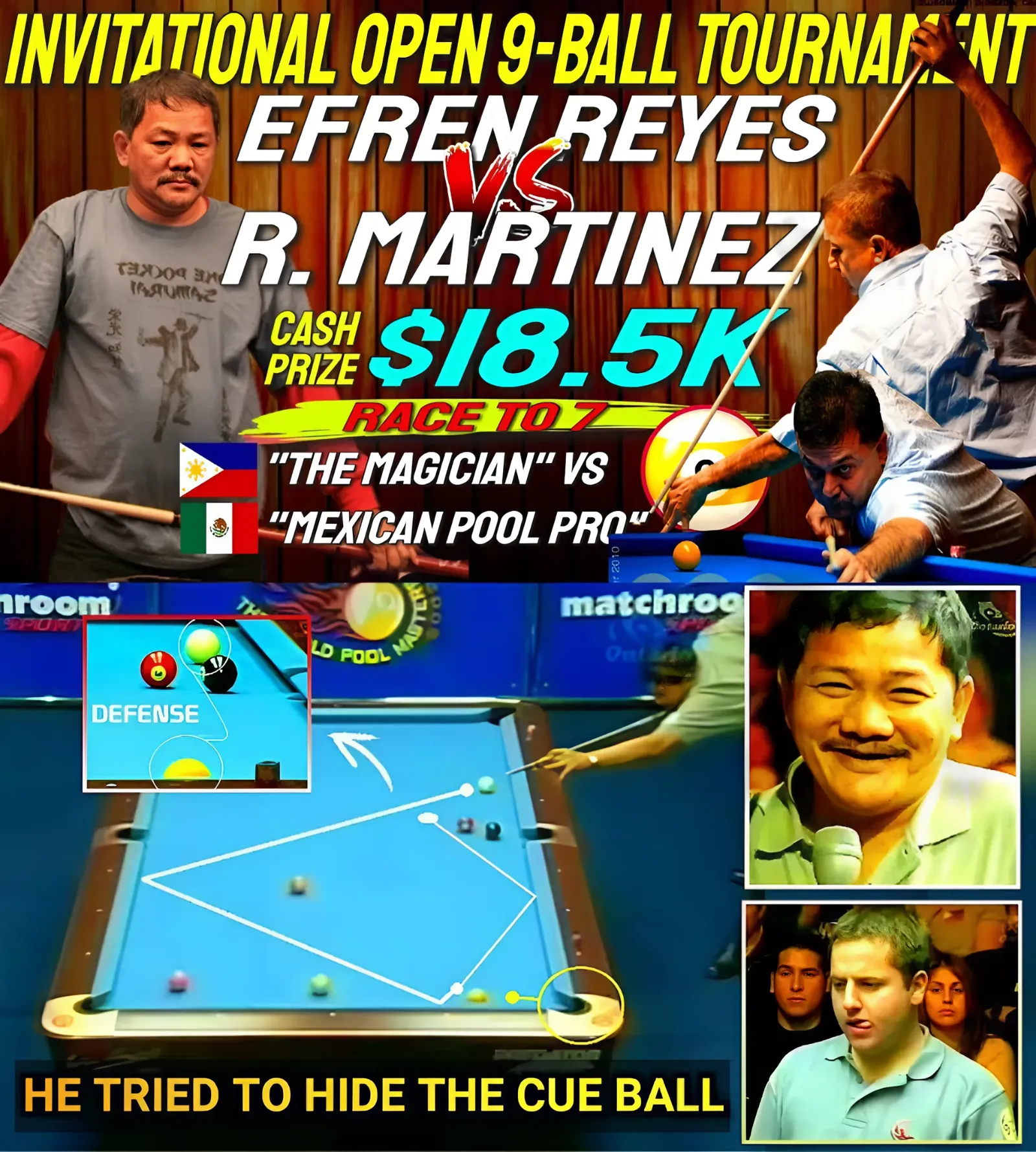 Reyes and Martinez: A Nail-Biting Finish Awaits in Invitational Open 9 Ball Tournament