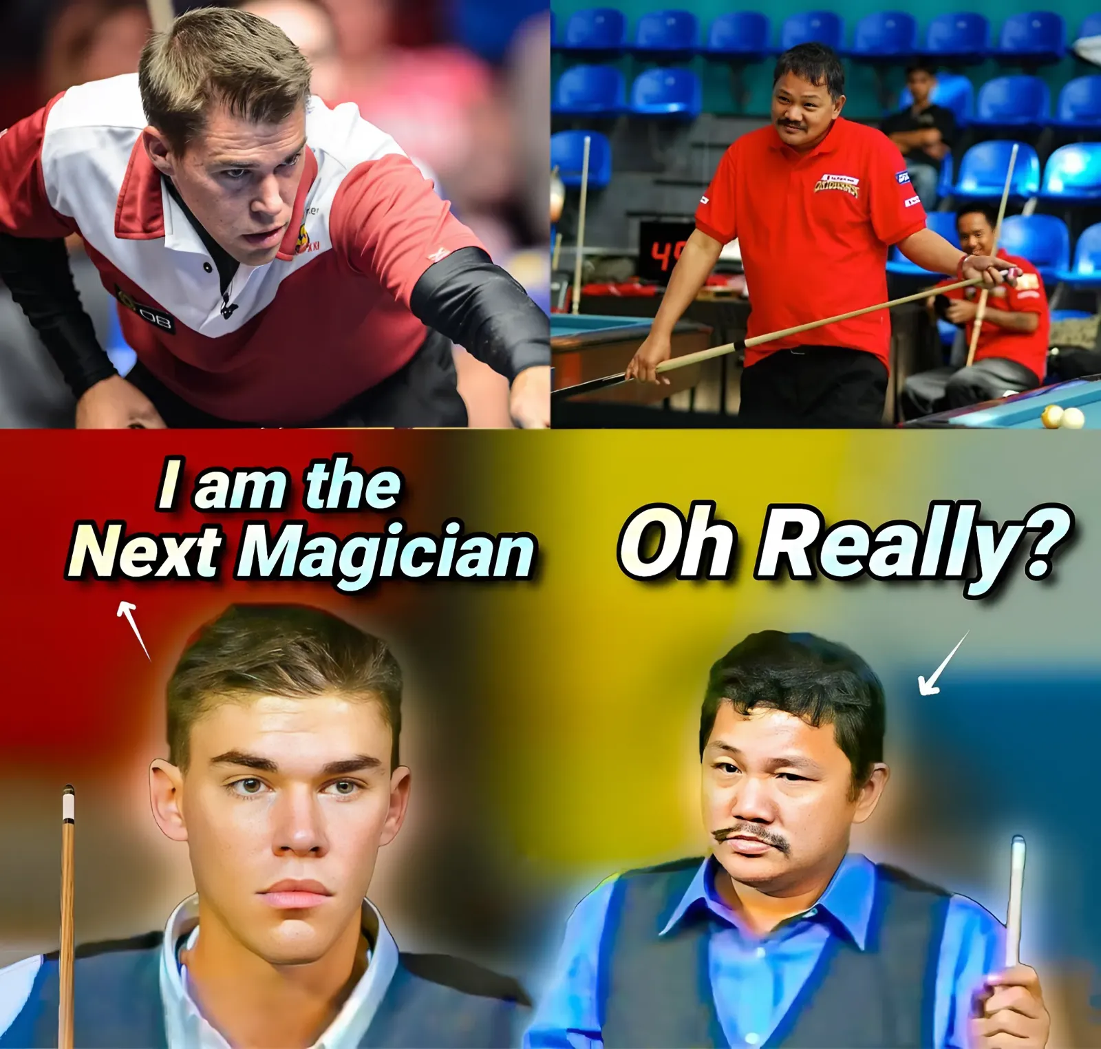 Very Confident PLAYER Thinks He Can REPLACE the Magician EFREN REYES