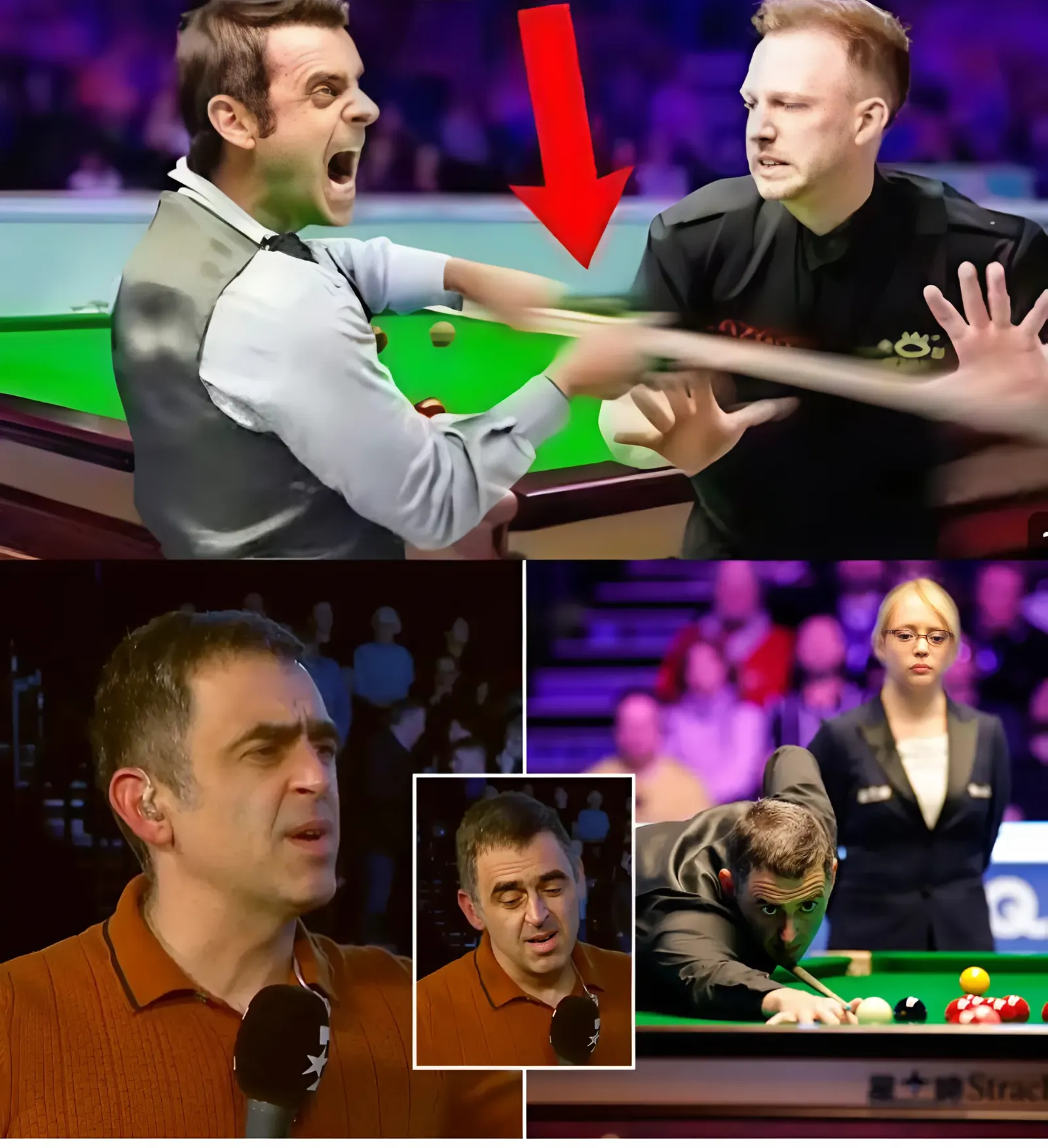 Ronnie O'Sullivan Looks Like a Teacher Who Punishes Students!