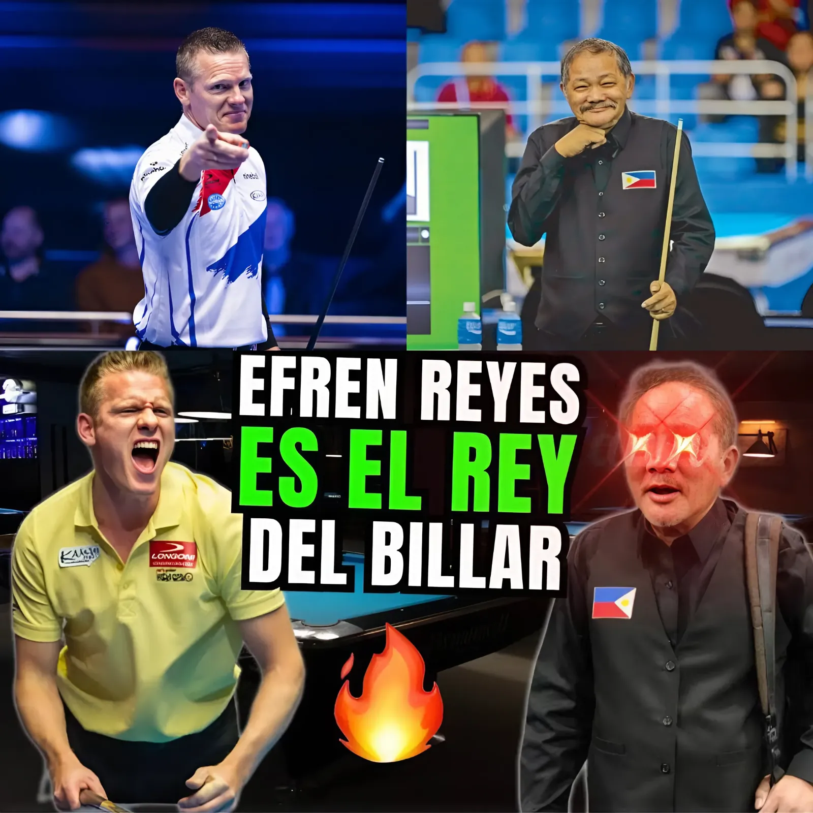 This is what happens when Efren Reyes goes into DEVIL mode😈😈