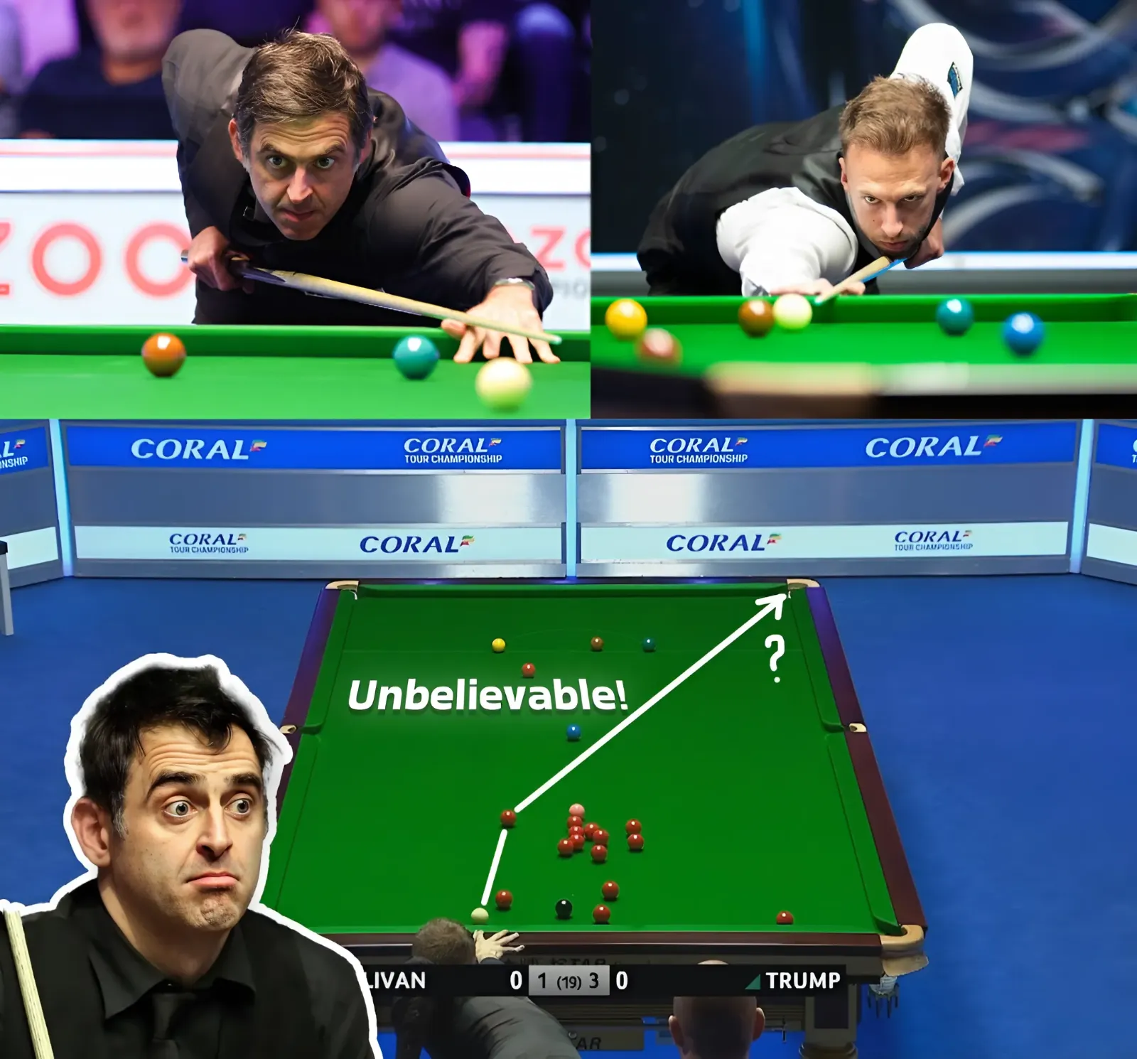 Legendary Snooker Explodes the Stands with His Superb Shot!