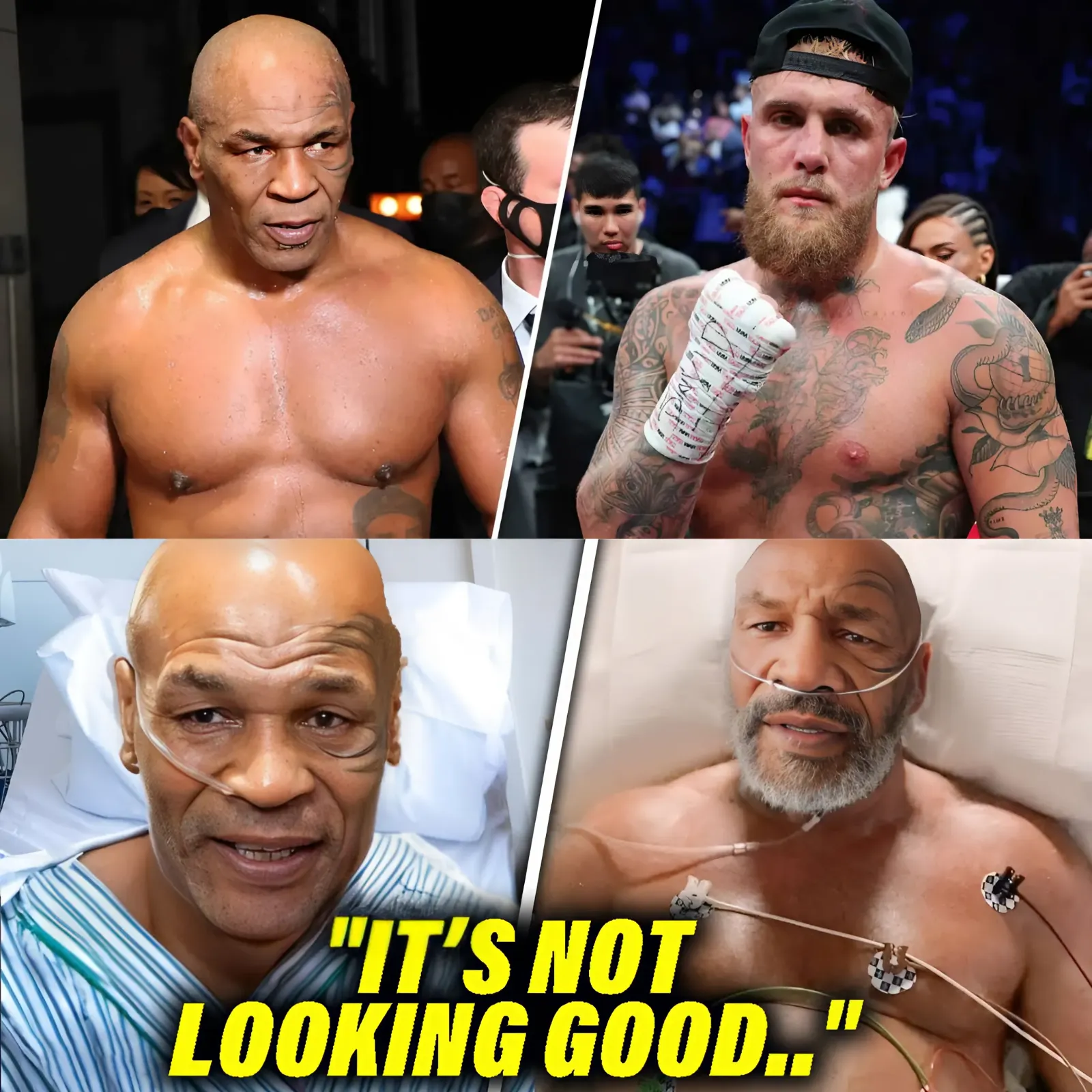 Mike Tyson Finally Speaks Out from Hospital: Shocking Truth Behind Jake Paul Fight Cancellation Revealed!