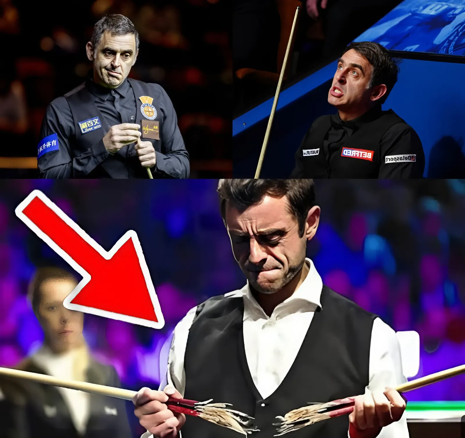 At the peak of anger, Ronnie O'Sullivan took a controversial action