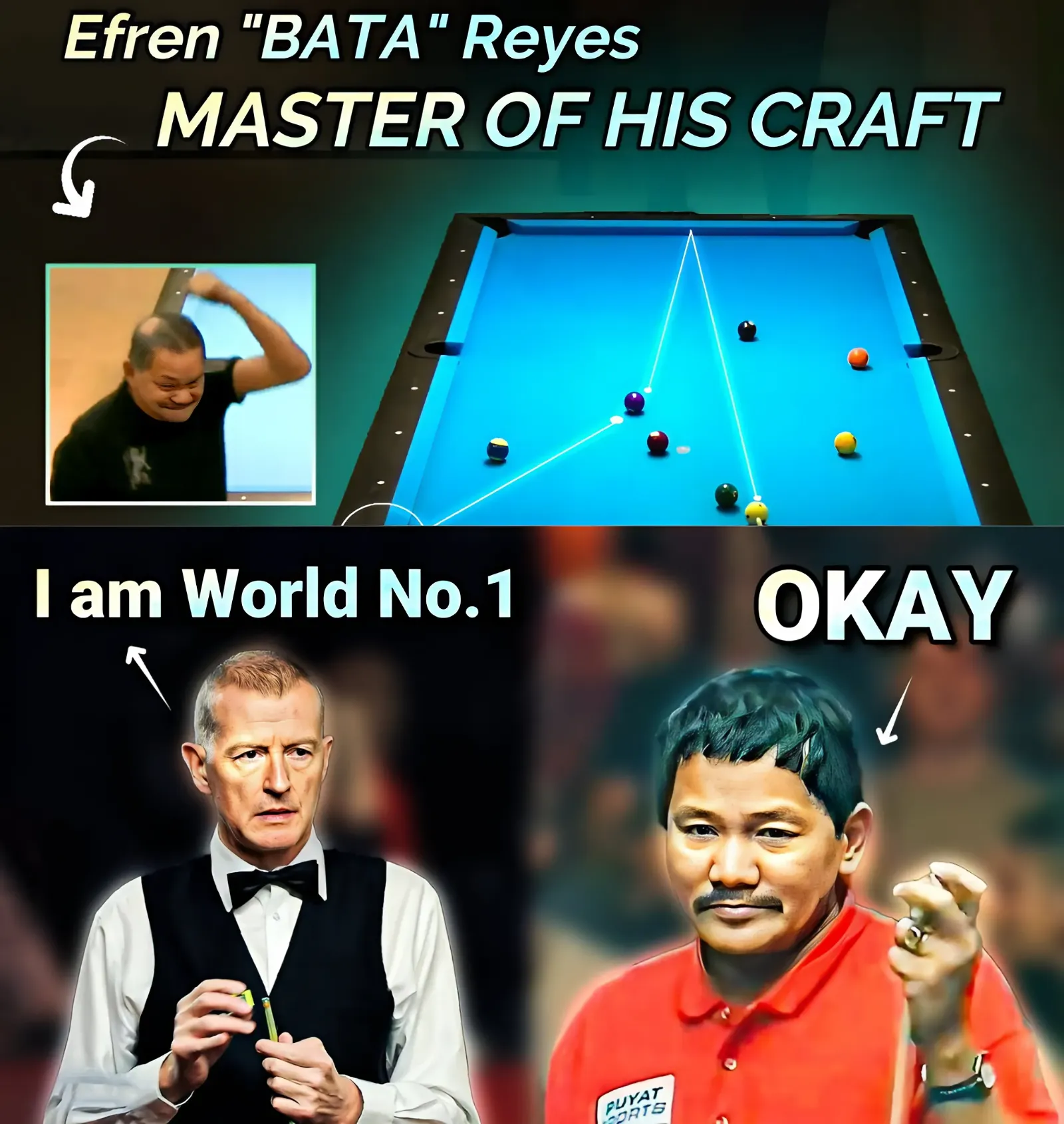 THE World's No. 1 Billiards PLAYER Thinks He Can Surpass EFREN REYES But He Pays A Huge Price