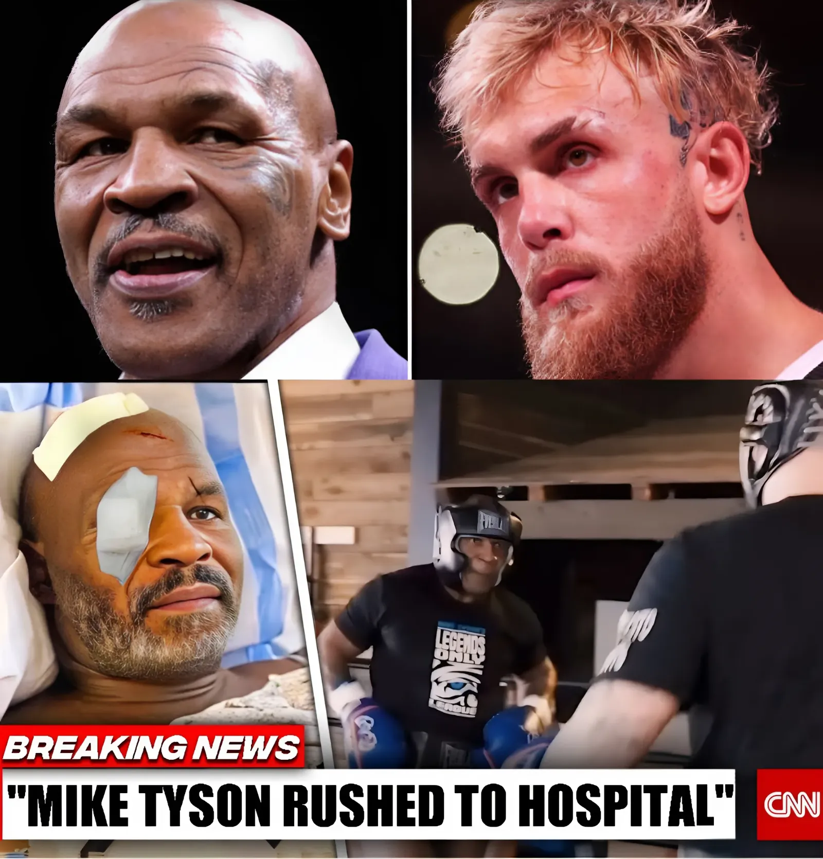 Shock! Legend Mike Tyson Fell Unexpectedly During Sparring Match!