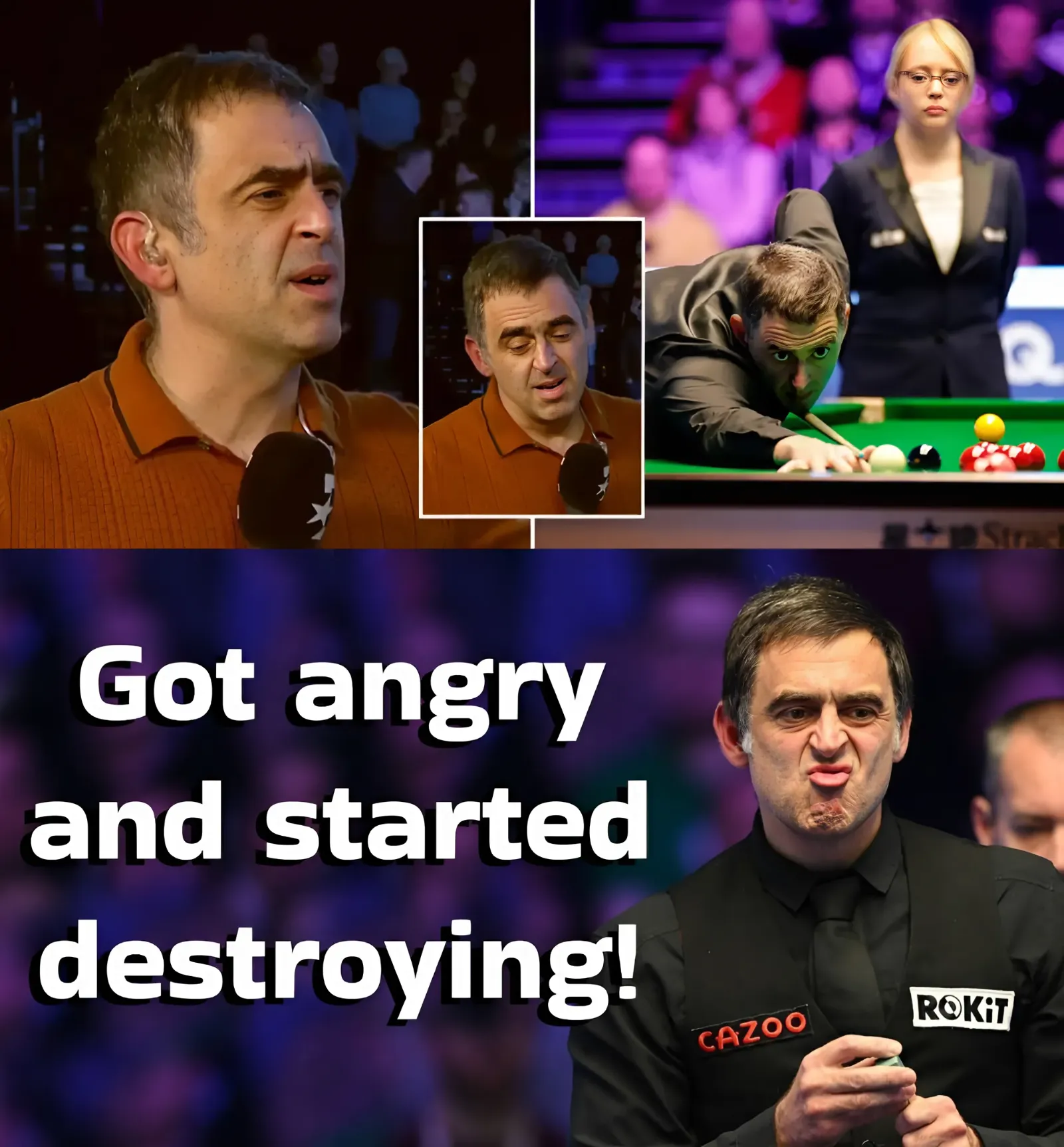 O'Sullivan's Cue Strokes Leave Audience Spellbound as He Delivers a Masterclass in Snooker!