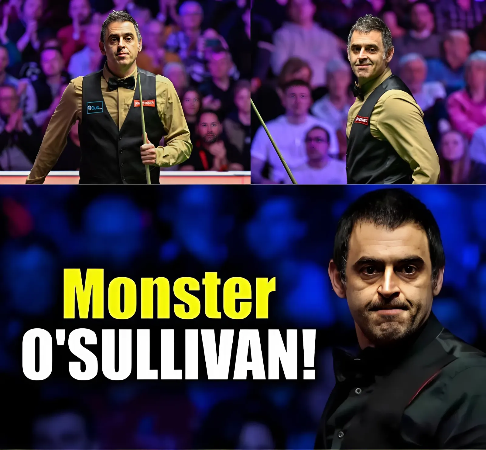 The intense match between Ronnie O'Sullivan vs Robertson made the whole arena nervous with every blow