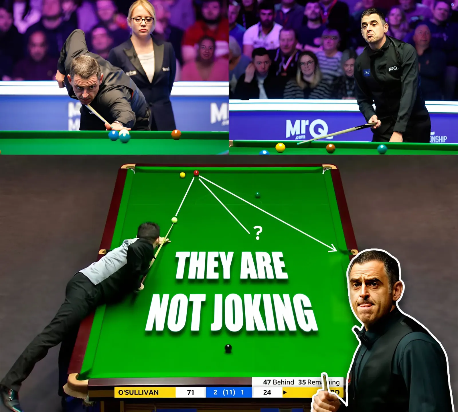 Ronnie O'Sullivan showed a classy level that made his opponents just sit on the chair without a chance to fight