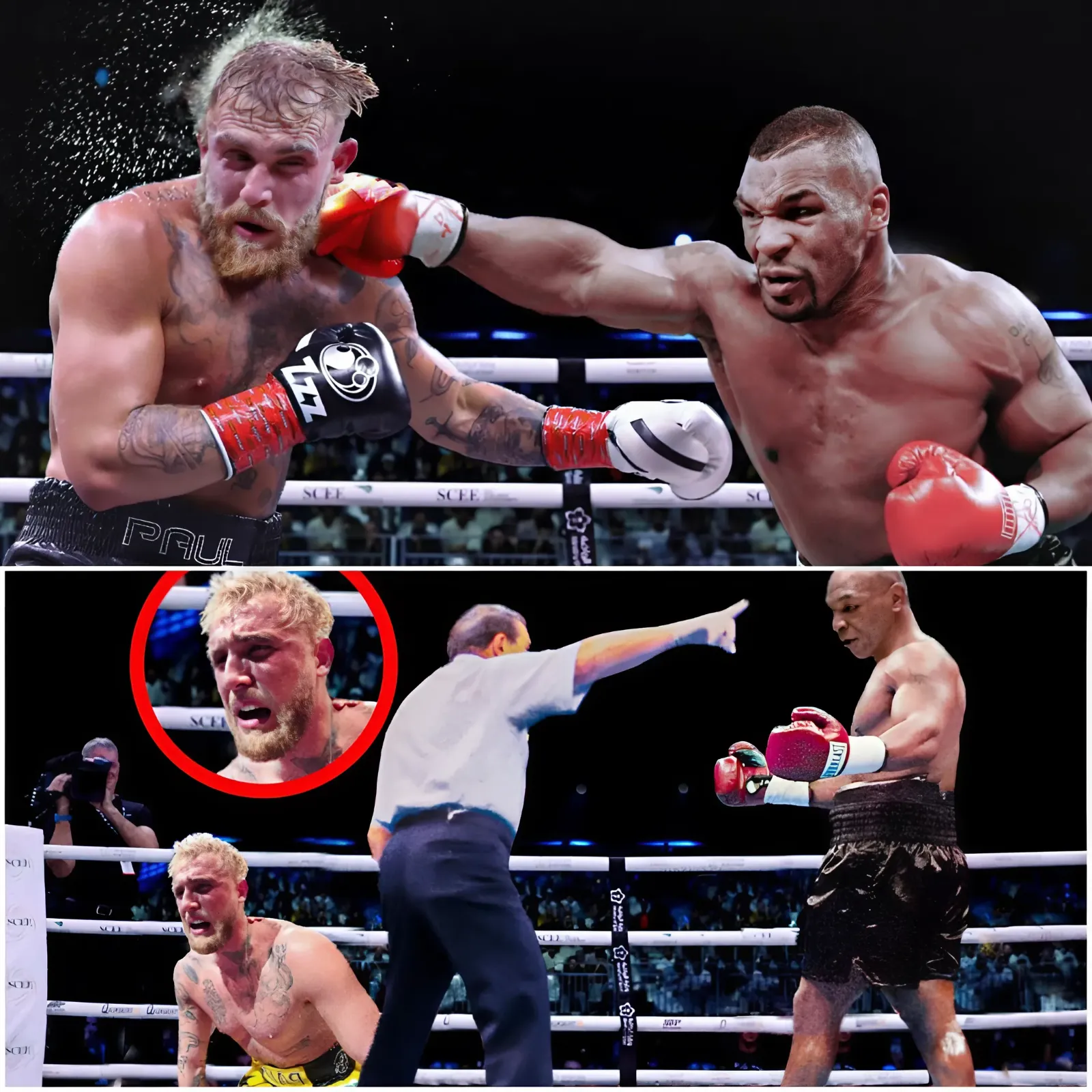 Mike Tyson Knock Out Jake Paul in First Round and Takes Home 150m$, proving ‘Iron Mike’ NOT a OLD MAN.