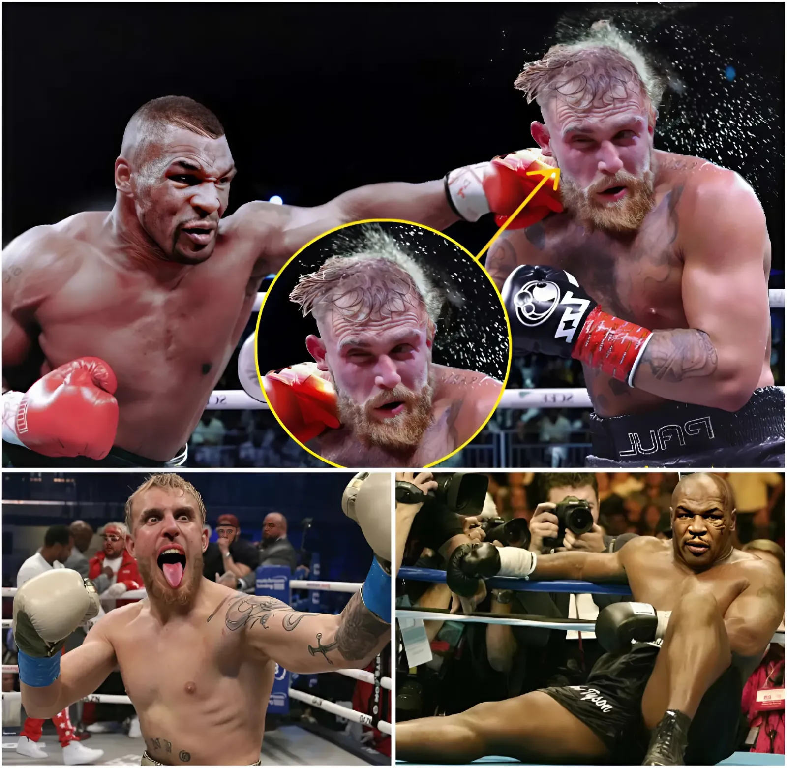 Tyson Triumphs! Paul Pulverized in 2nd Round KO, Loses Millions and Mouth bling!    tune  share   more_vert