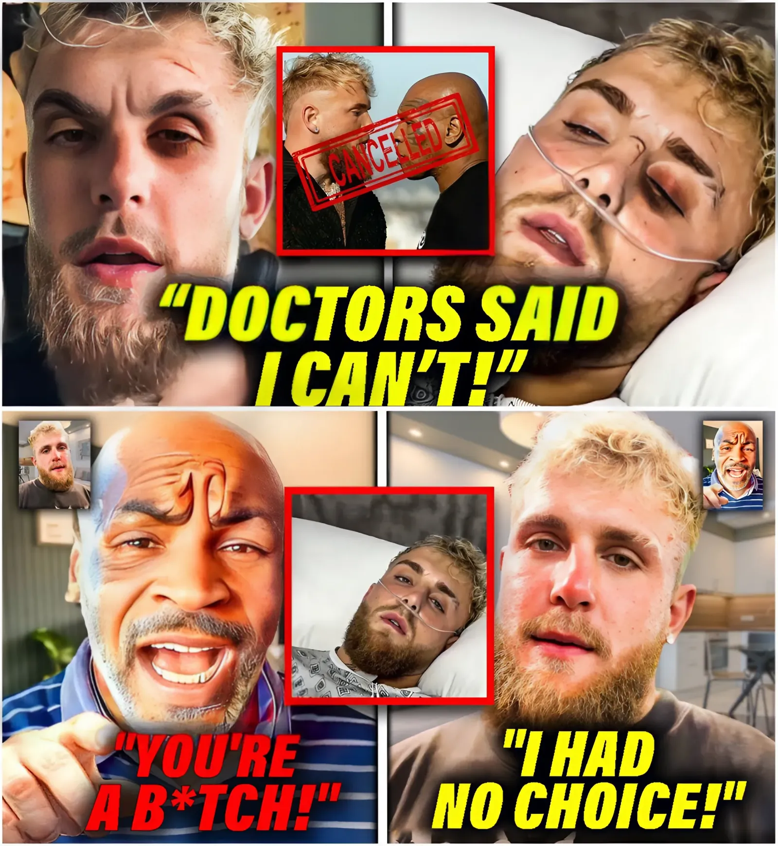 "YOU'RE FAKING INJURY!" Mike Tyson RAGES At Jake Paul For PULLING OUT Of Their Fight!