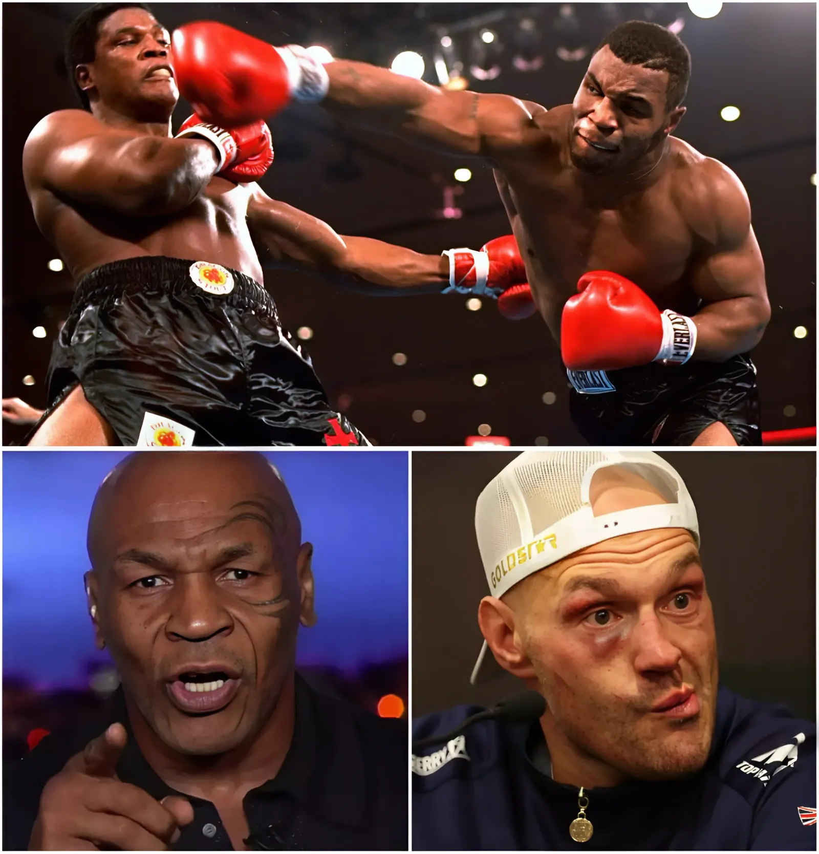 Mike Tyson did not hesitate to respond harshly when asked if he could defeat Tyson Fury at his peak