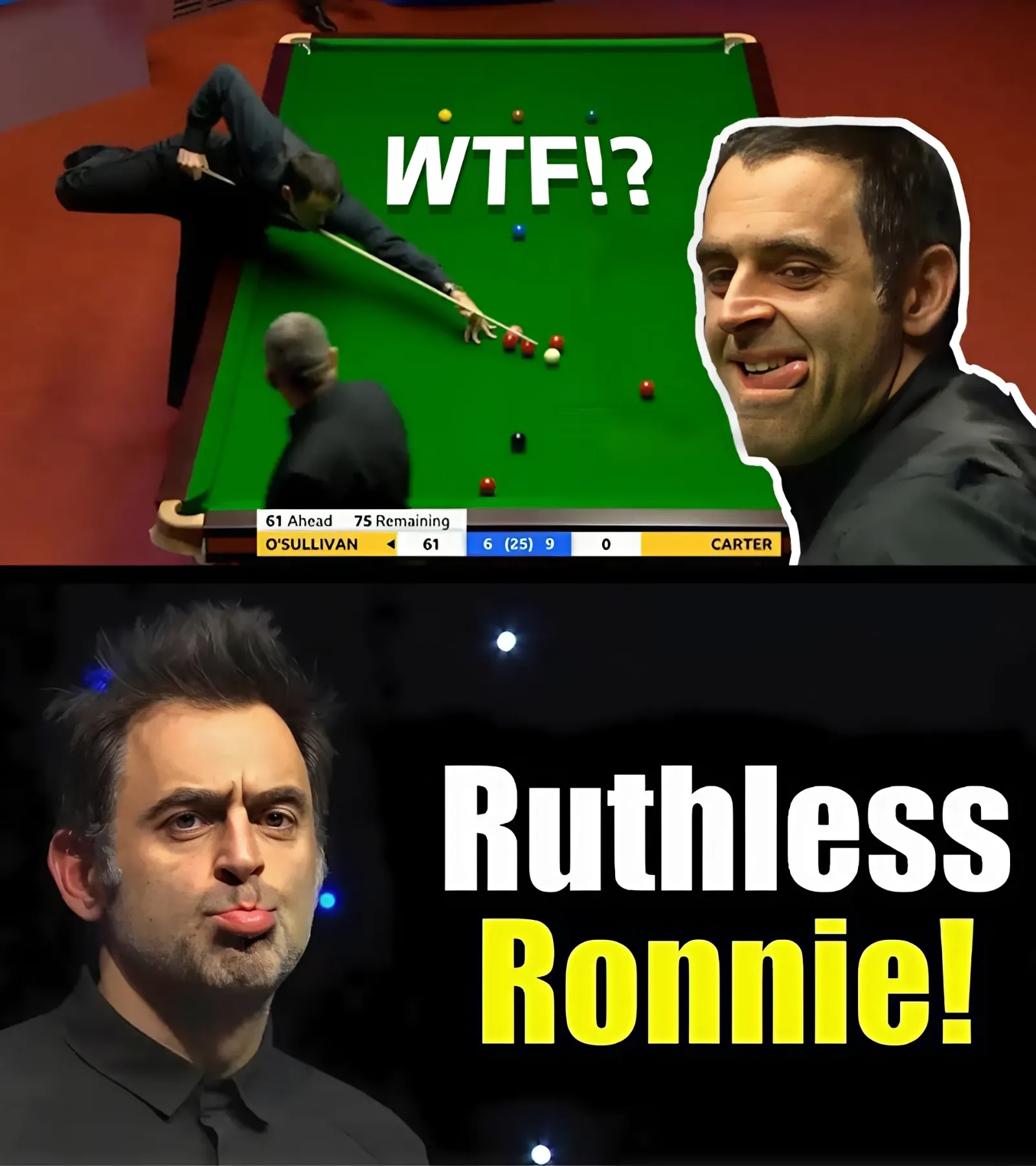 O'Sullivan Conjures Up a Magical Bank Shot, Leaving Carter Bewildered!