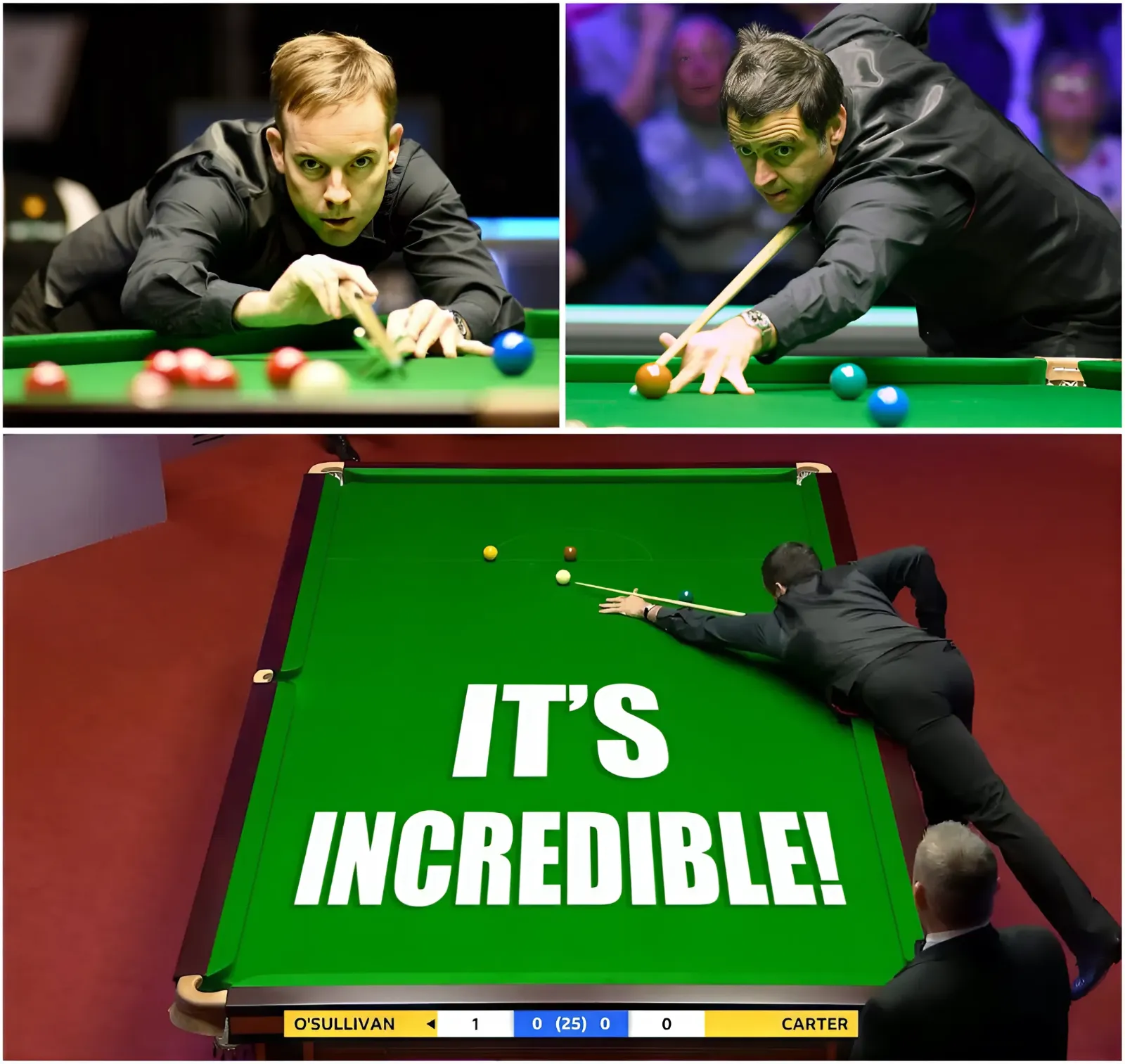 Snooker master Ronnie O'Sullivan will leave you gasping for air with a magical shot that puts an end to your opponents