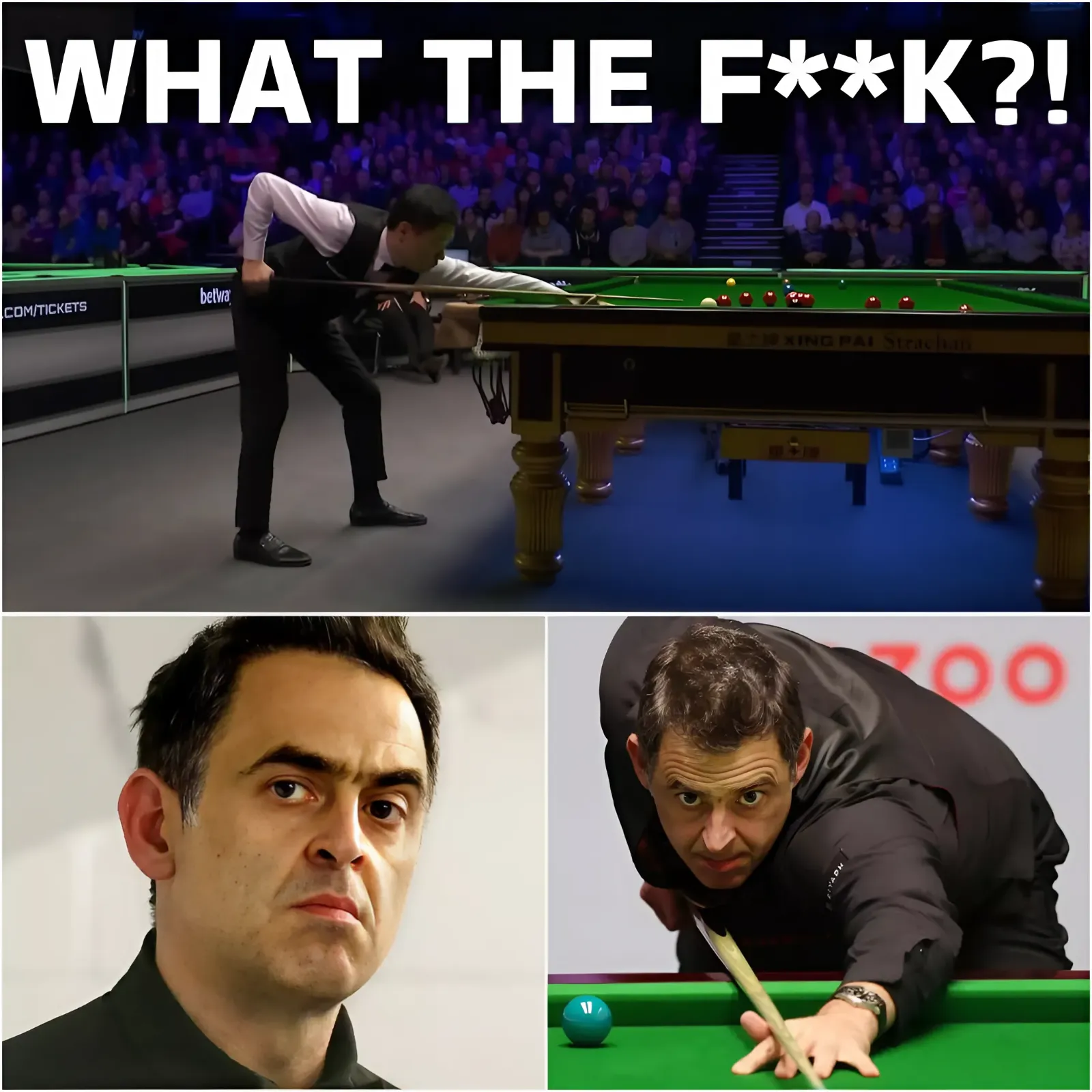 Ronnie O'Sullivan's captivating performance sent fans into a frenzy