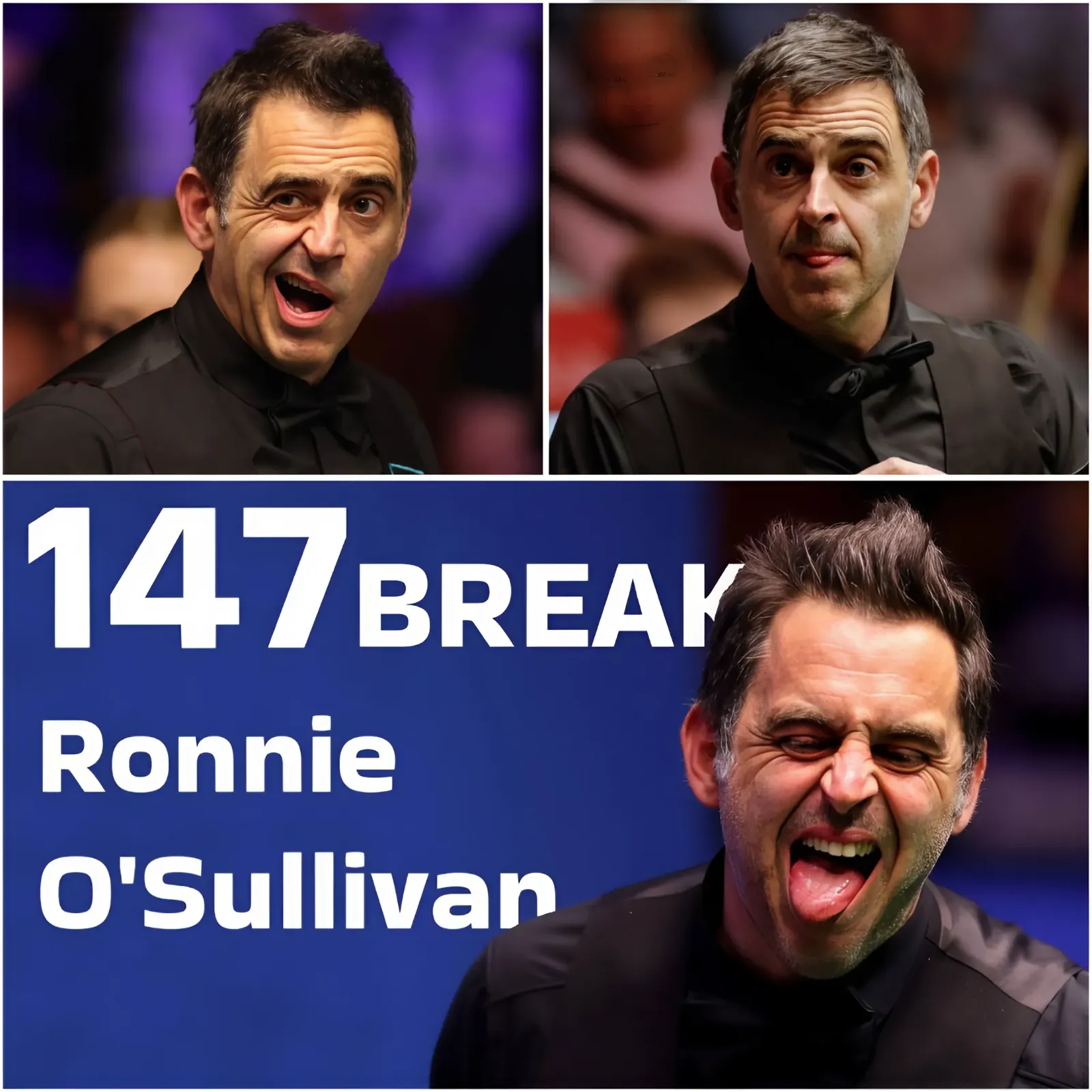 A brilliant 147 break from Ronnie O'Sullivan that amazed the whole world!