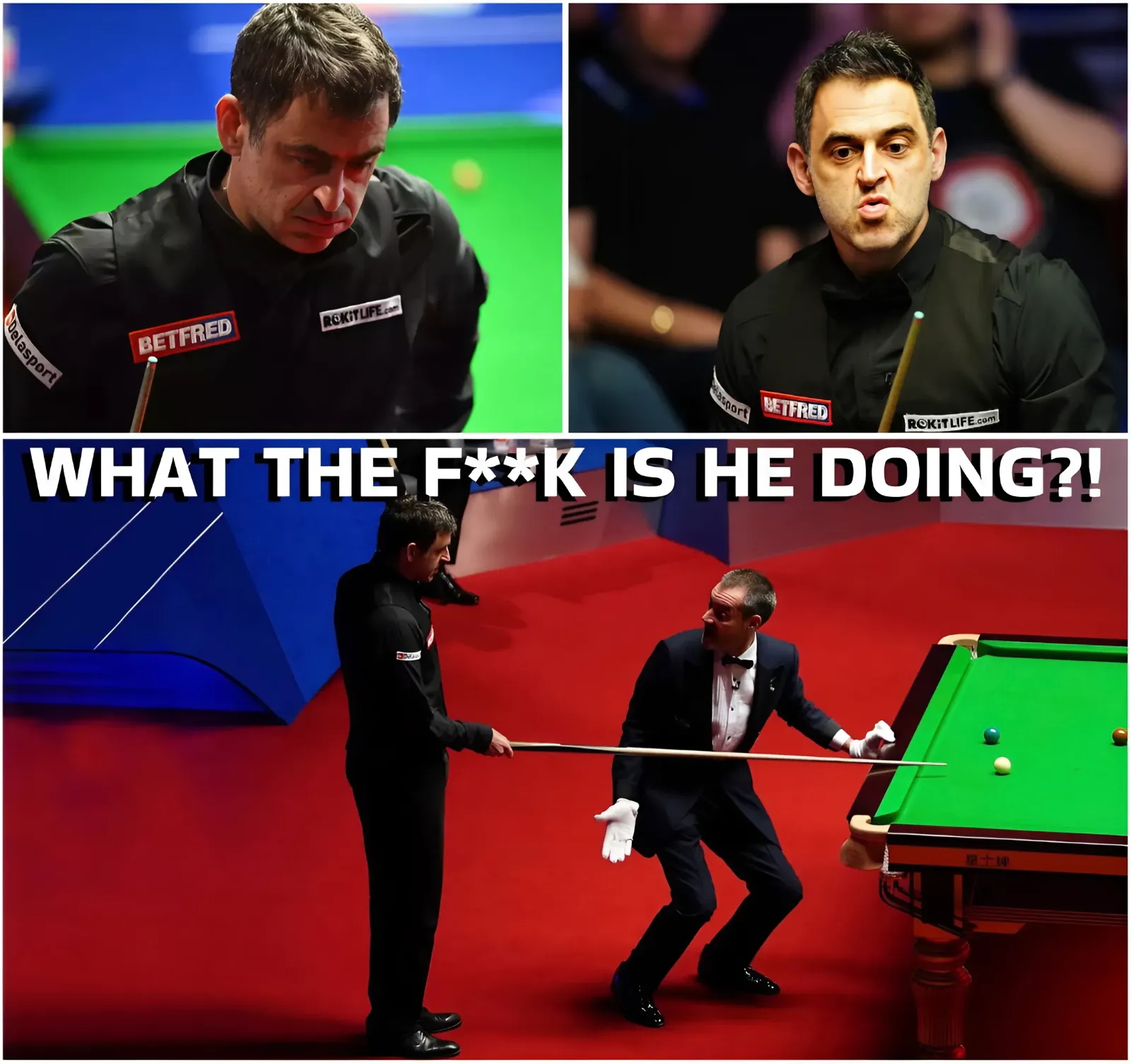 O'Sullivan was angry when the referee made a serious mistake at the 2024 World Grand Prix