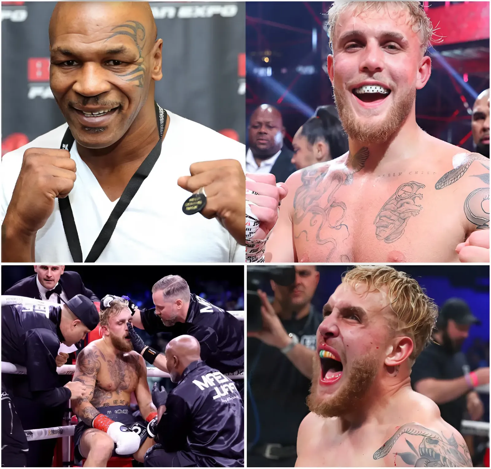 Mike Tyson lost his TEMPER when confronting Jake Paul, causing Jake Paul to CRY… for days😳