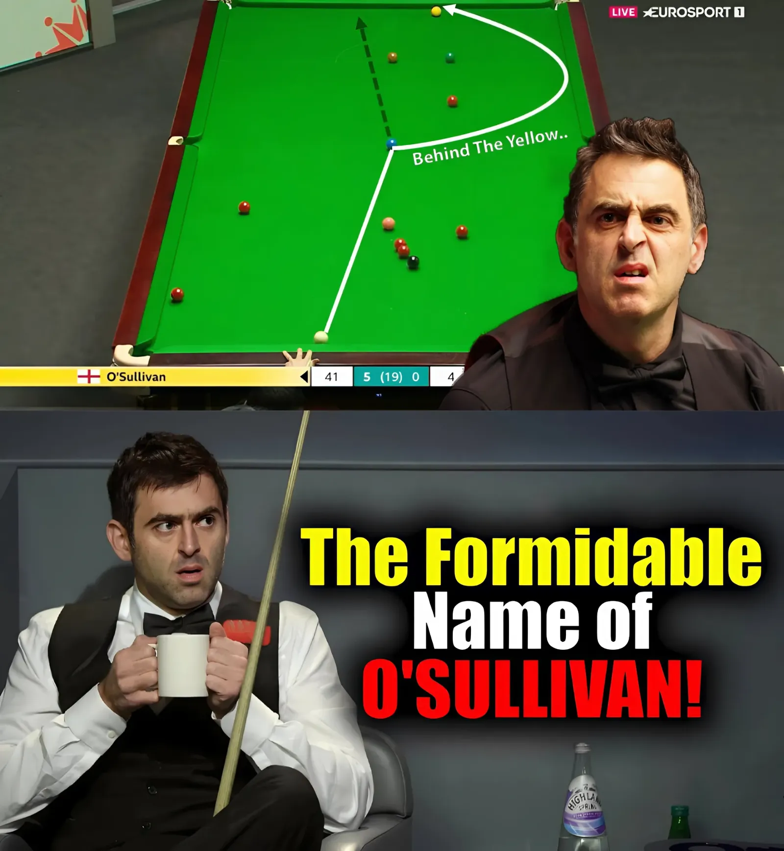 Super cool billiard ball shot: Hold your breath as you witness Ronnie O'Sullivan's amazing shots