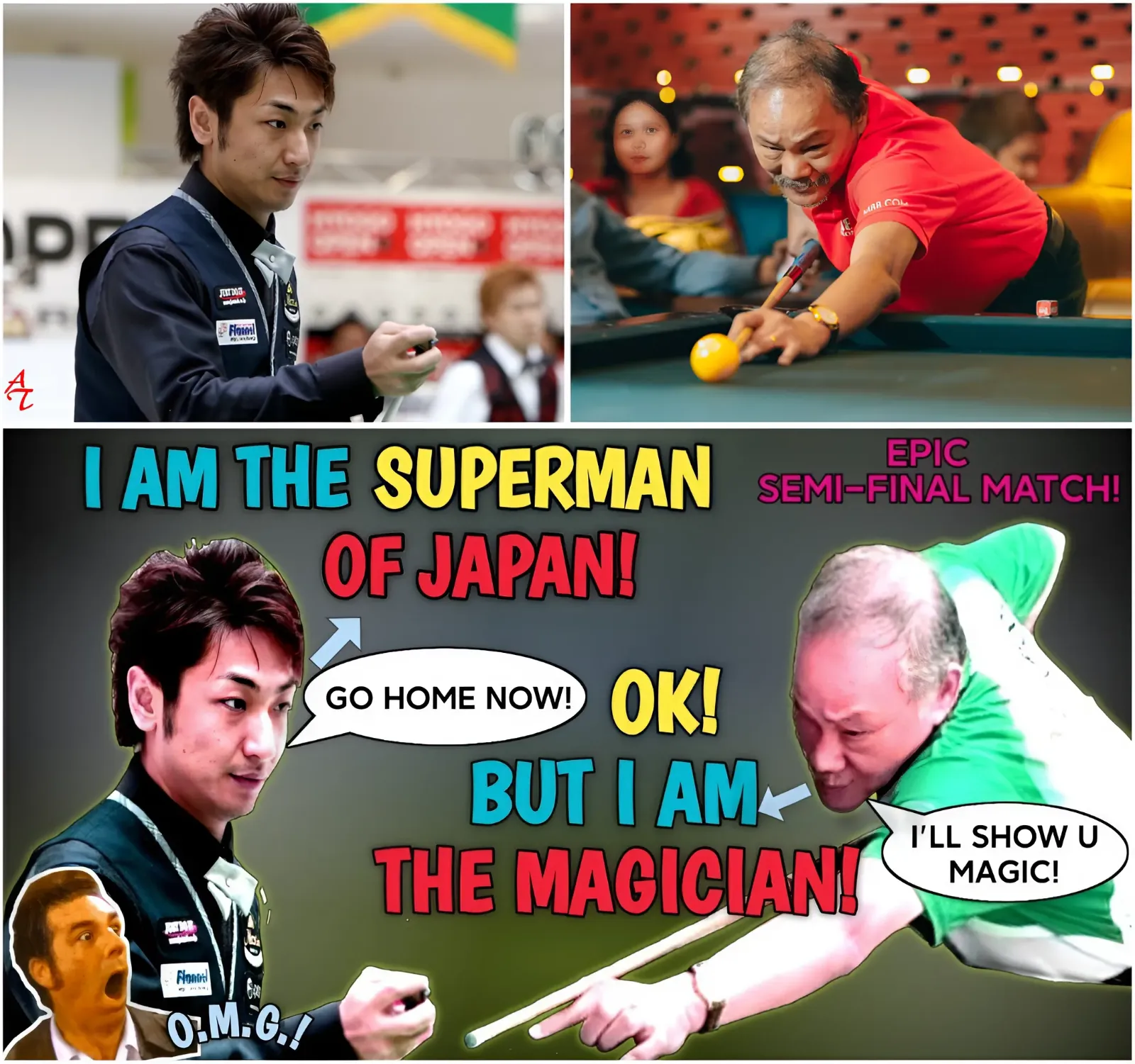 Sharpshooter and Japan's "Superman" Underestimate the Magician, Efren Bata! Unexpected Twist Leaves Everyone Shocked!