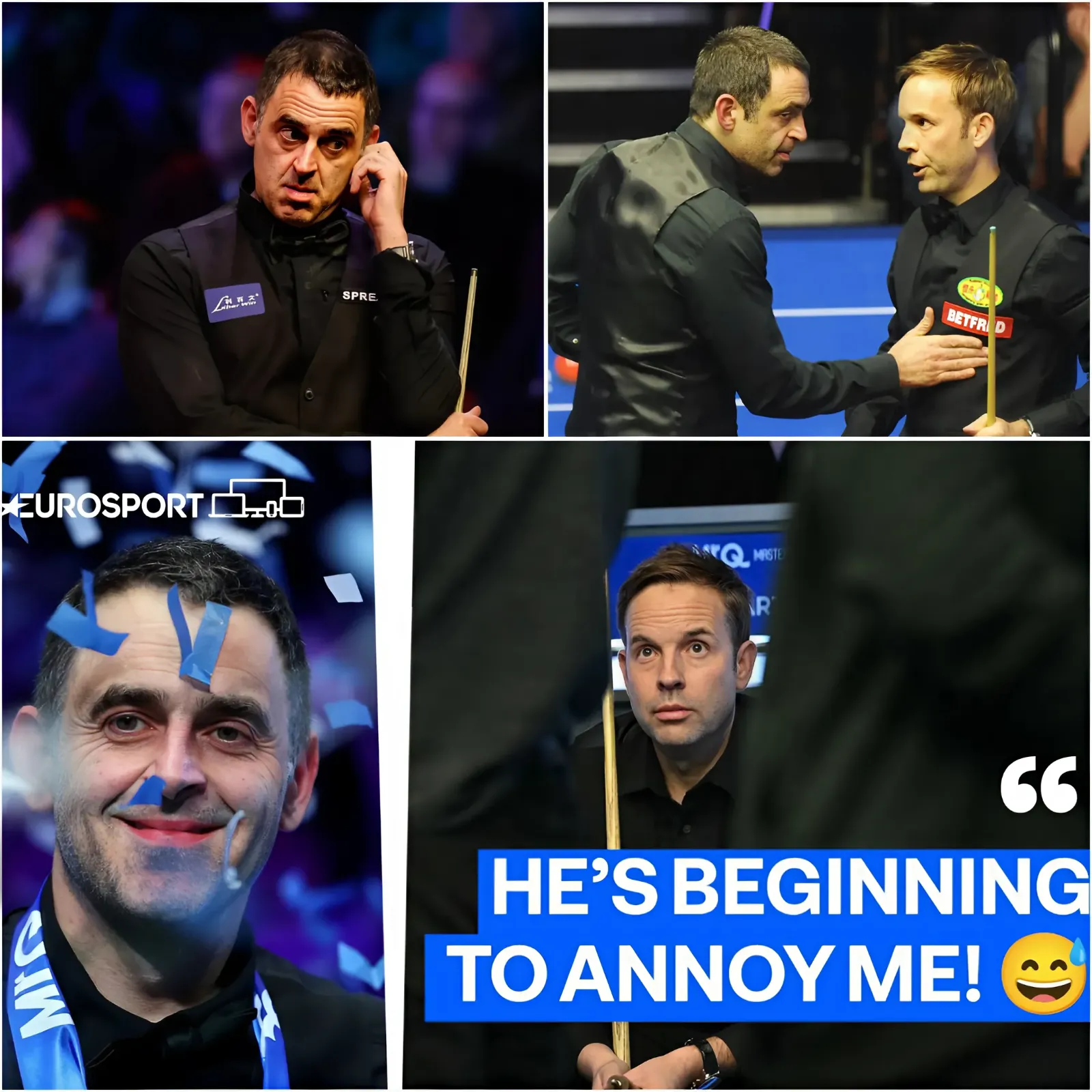 "HE'S BEGINNING TO ANNOY ME!" 😅 | Ali Carter reacts to his Masters final loss to Ronnie O'Sullivan