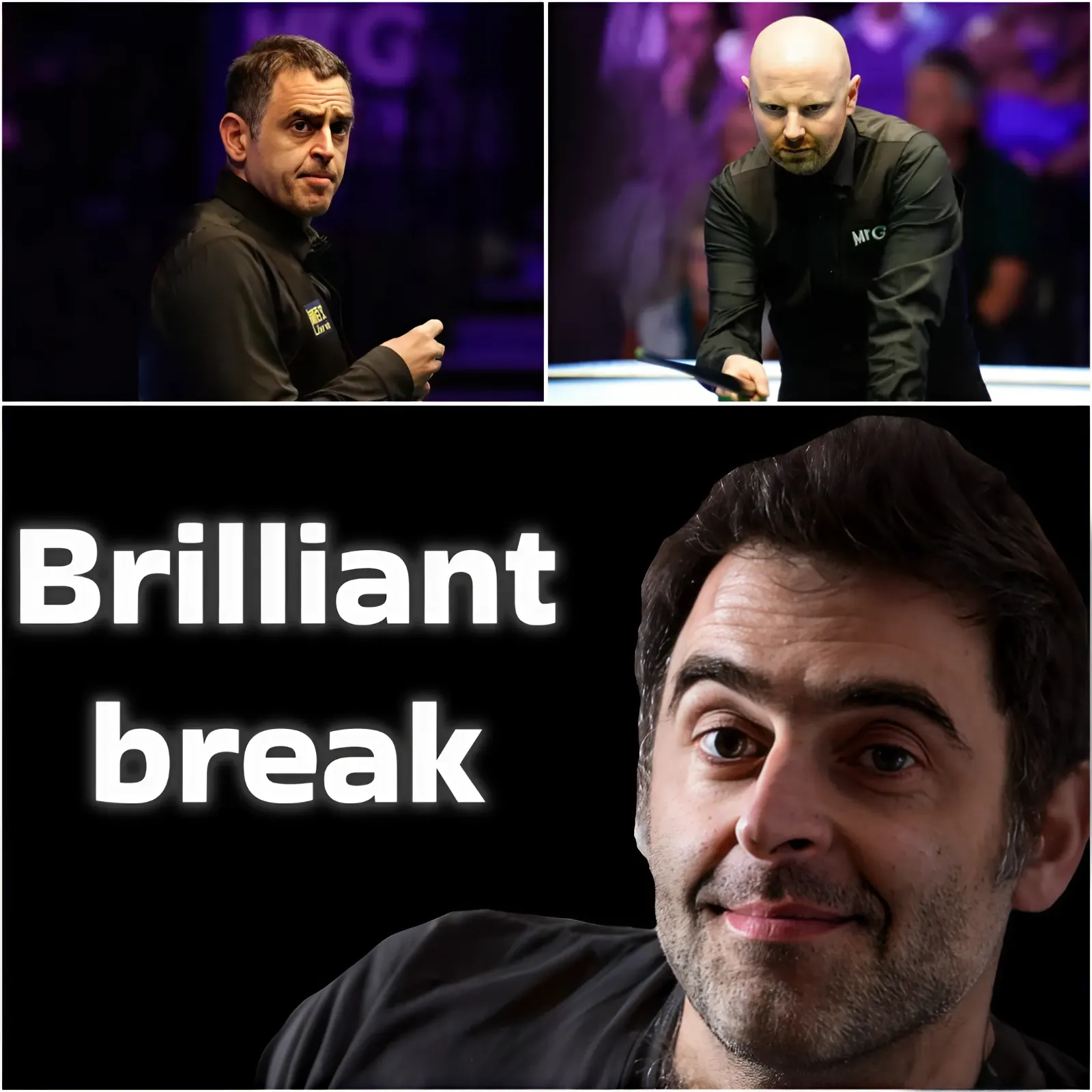 An interesting confrontation between two geniuses! Ronnie O'Sullivan and Anthony McGill