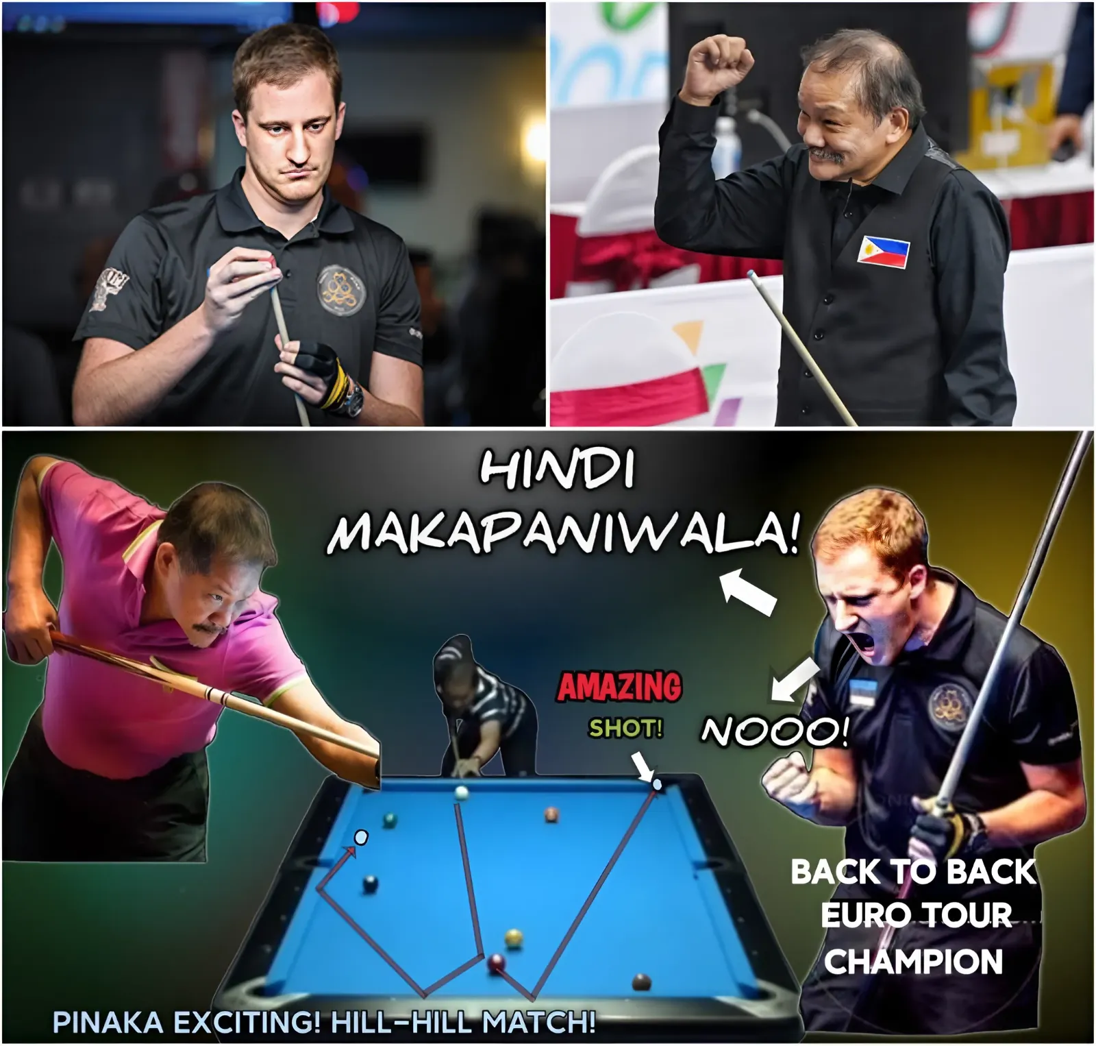 🏆 BACK2BACK EURO TOUR CHAMPION OF ESTONIA! 😲Can't believe it! In MAGIC SHOTS by EFREN BATA REYES