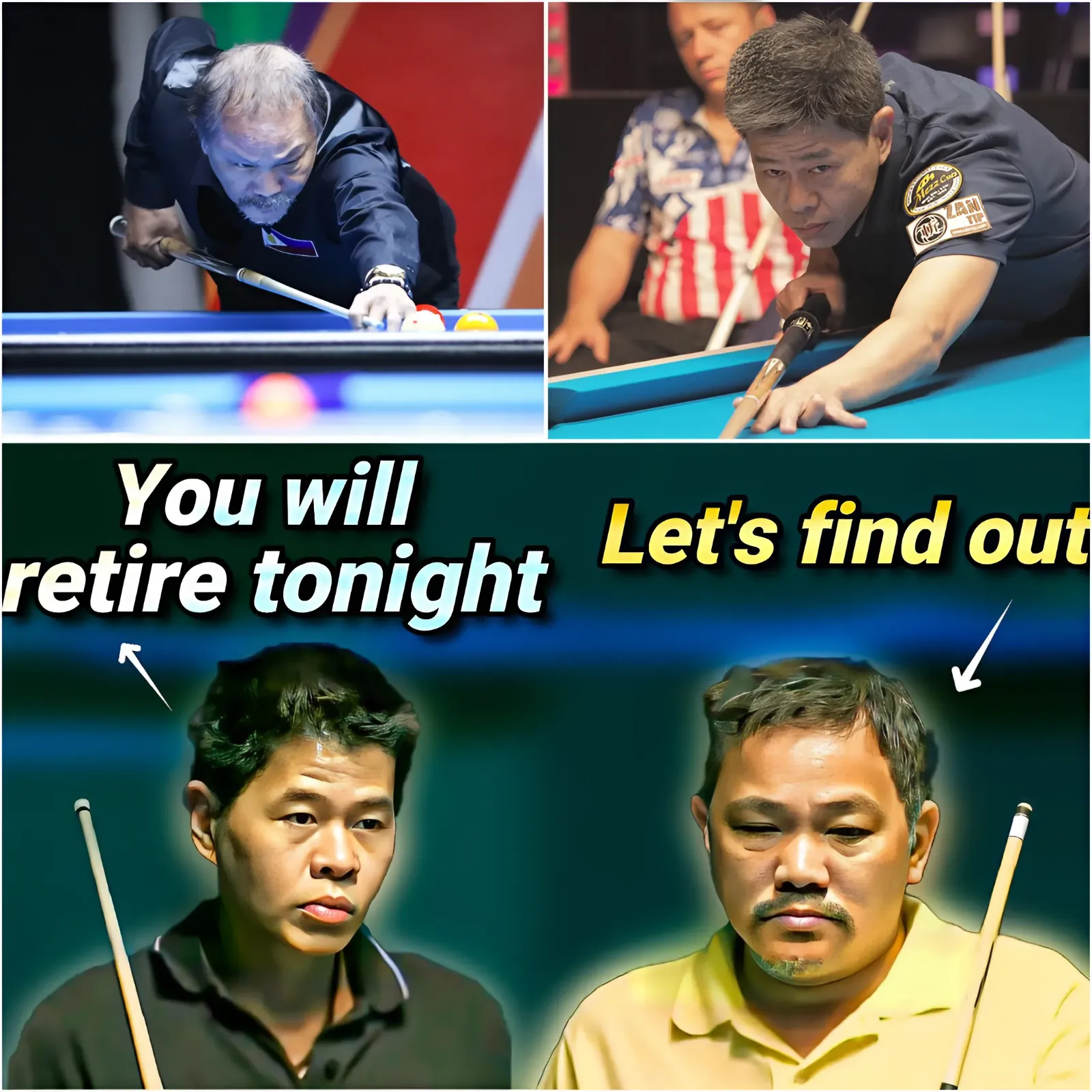 The Singaporean is very confident thinking he can play better than EFREN REYES and the ending is a lesson to remember