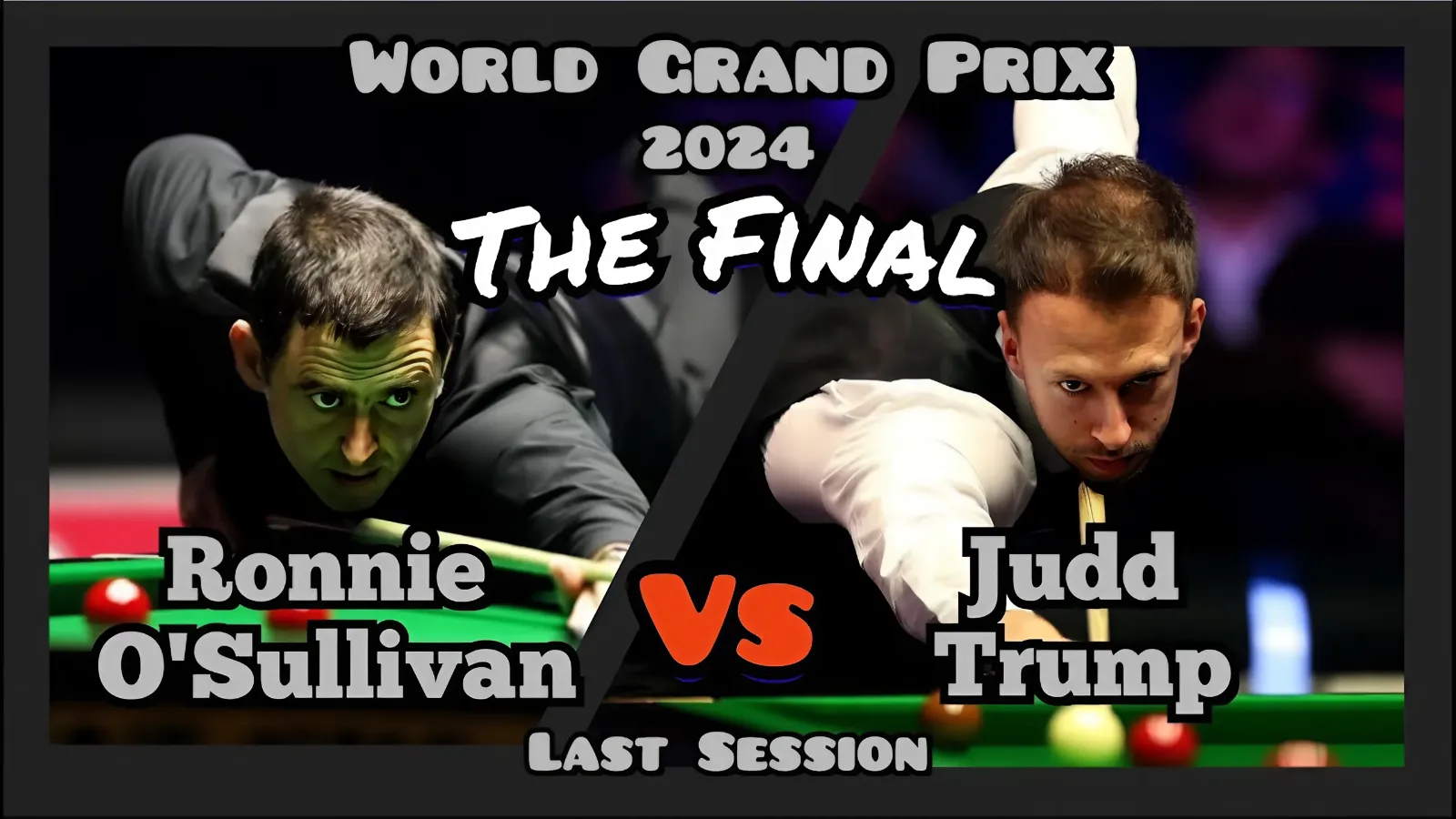 Ronnie O'Sullivan is rocking the Snooker Grand Prix, scaring the world