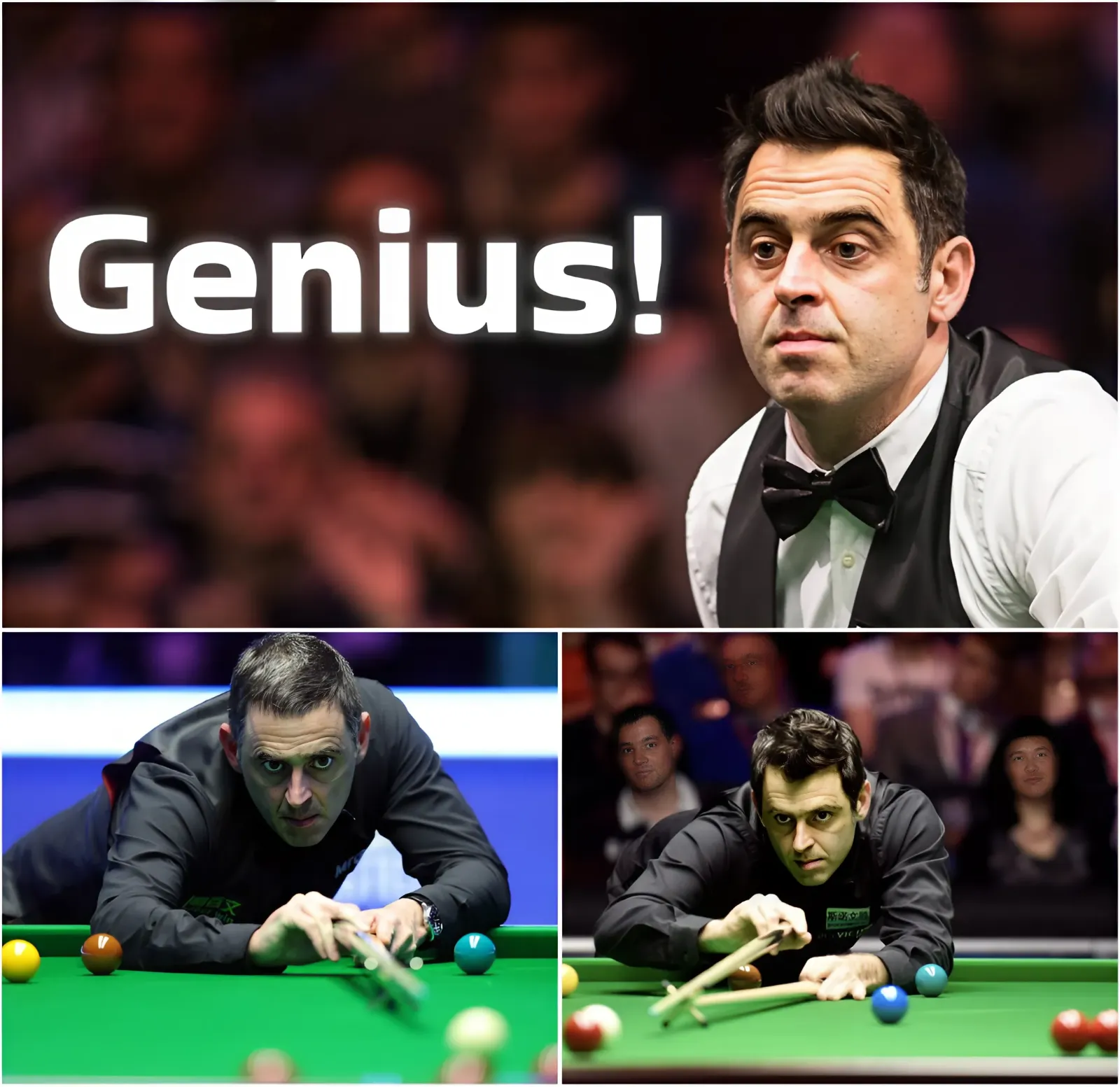 Ronnie O'Sullivan made everyone stand up from their seats and scream, what happened?