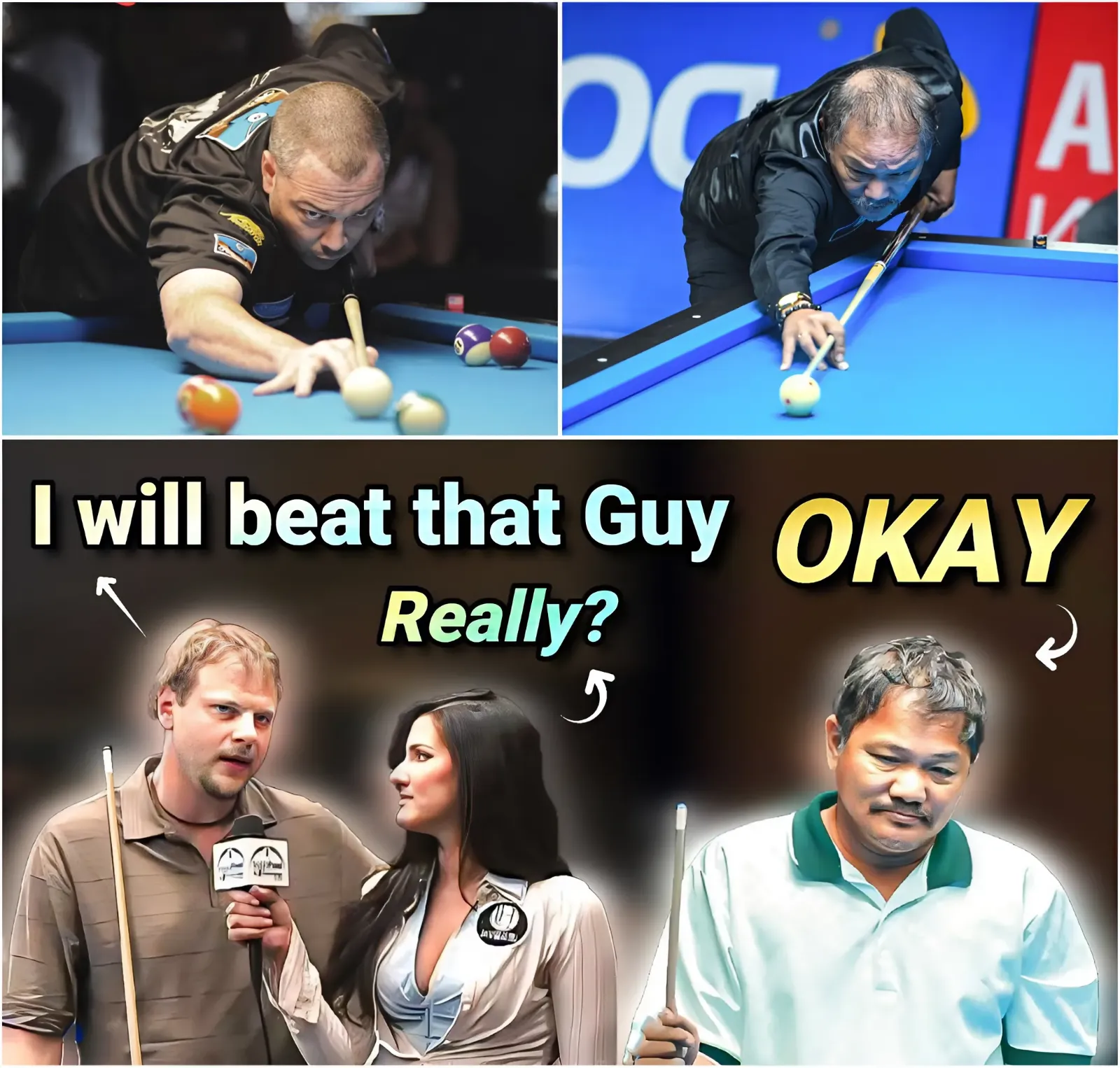 Very Confident CHAMPION Gets SCHOOLED by the GOAT Efren Reyes