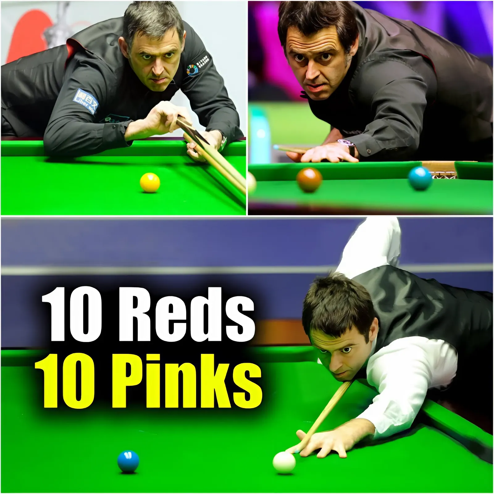 O'Sullivan's unbelievable feat leaves his opponents in awe - Only Ronnie O'Sullivan can collect 10 reds and 10 pinks!