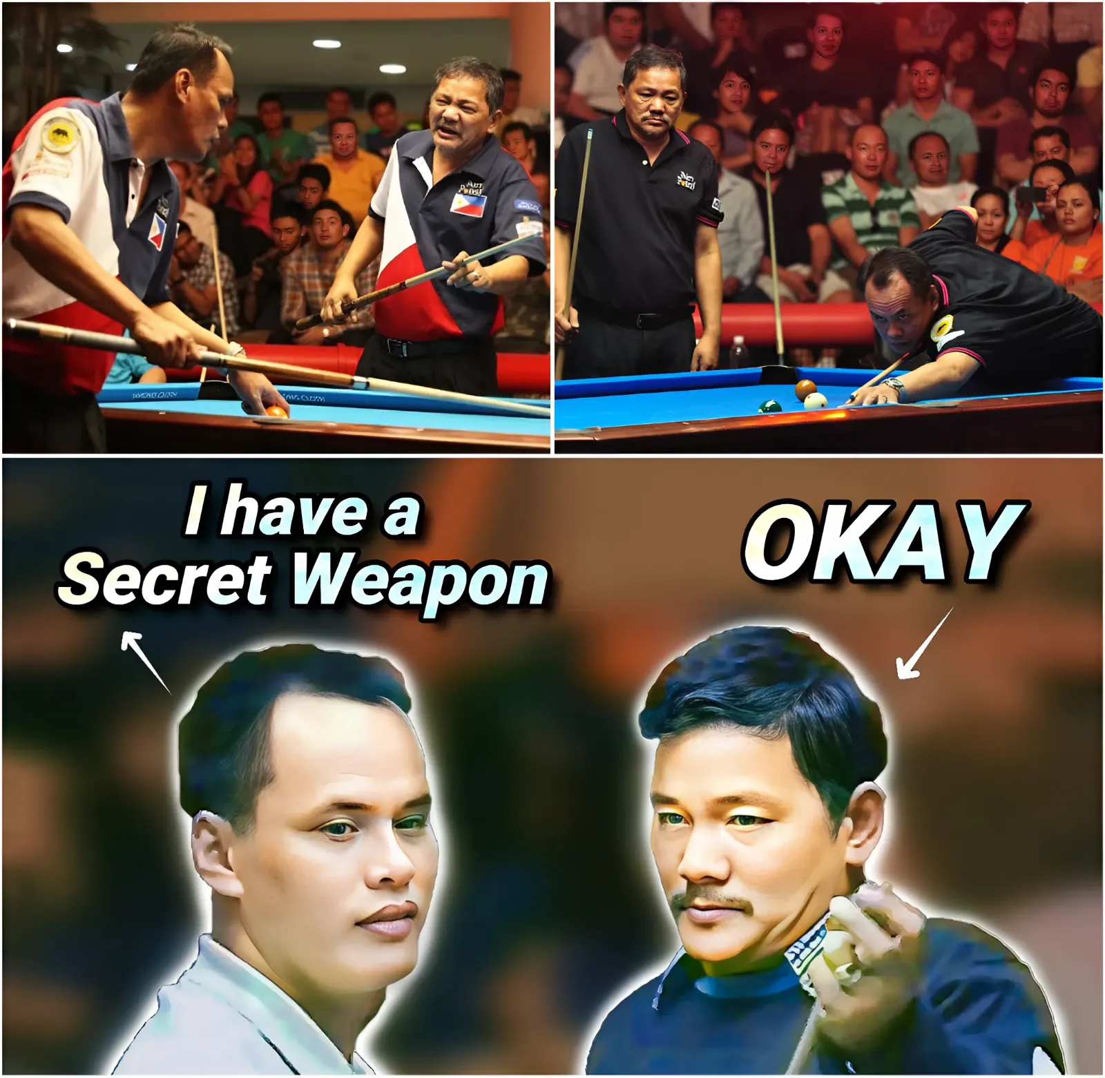 Very Confident PLAYER Thinks He CAN OVERCOME the Great EFREN REYES