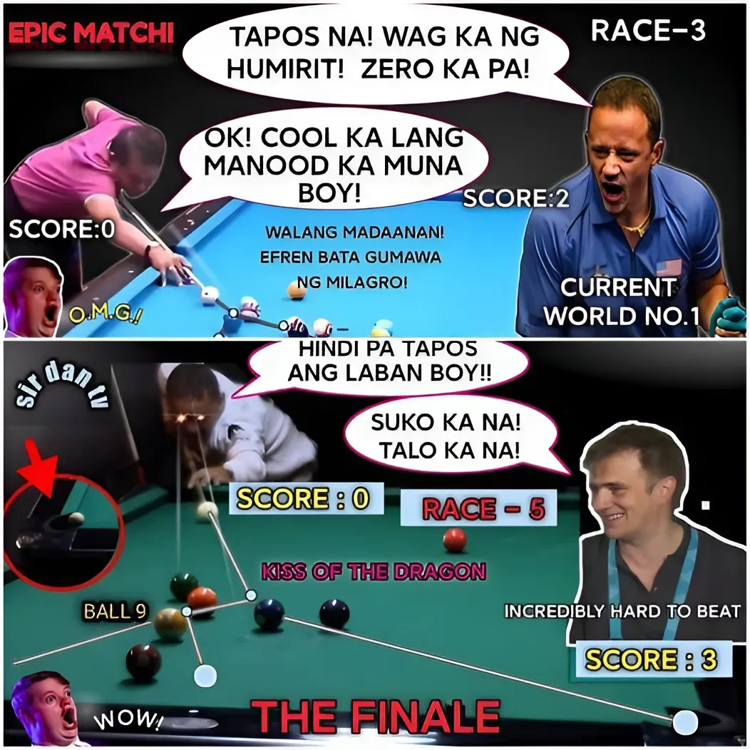 🏆THEY THOUGHT EFREN BATA HAD LOST! 😲MAGAL TRADOR TASTED BY BATA'S EXTREME MAGIC SHOT!💪💪