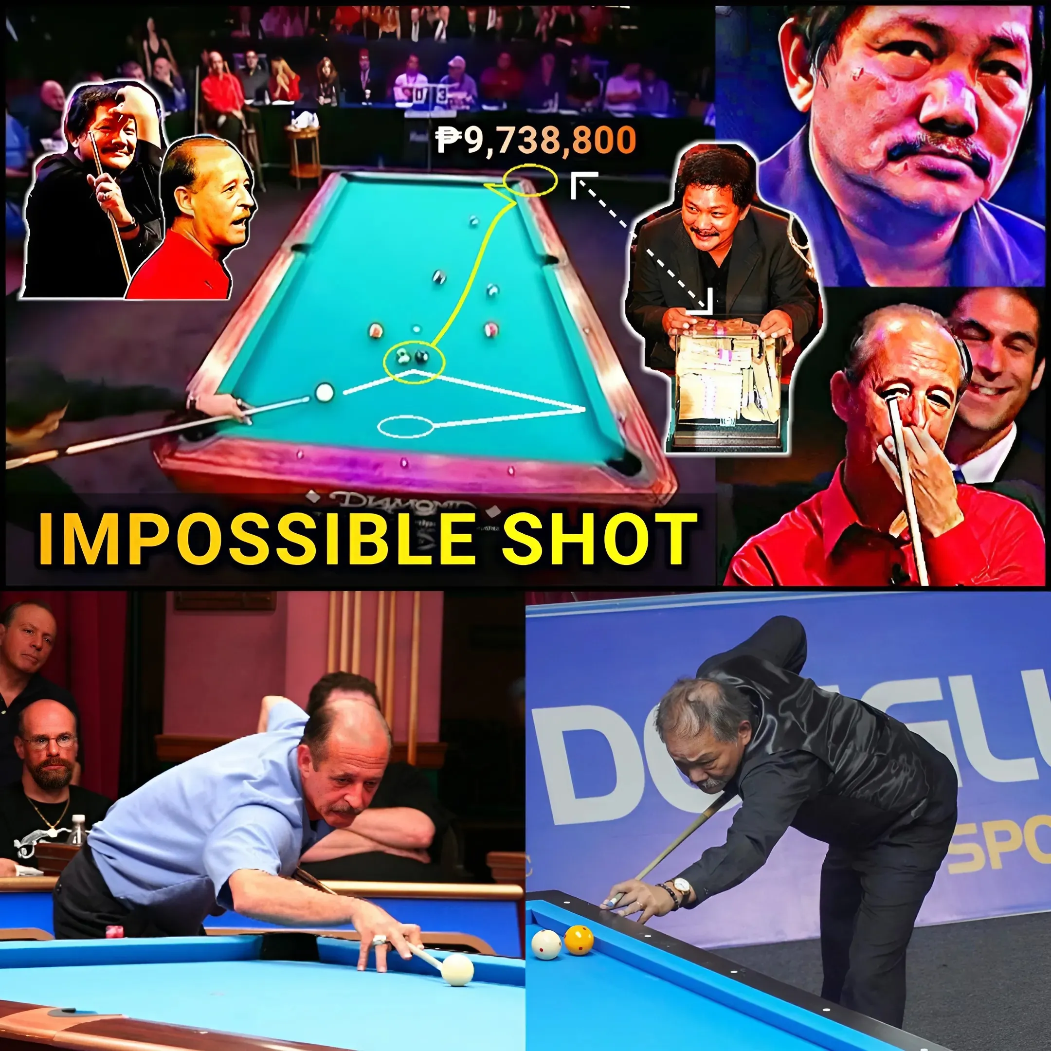 They Laughed When He Said He Could Win... But Efren Reyes Silenced Them All with This Shocking Move to Claim the Biggest Prize in Billiards History!