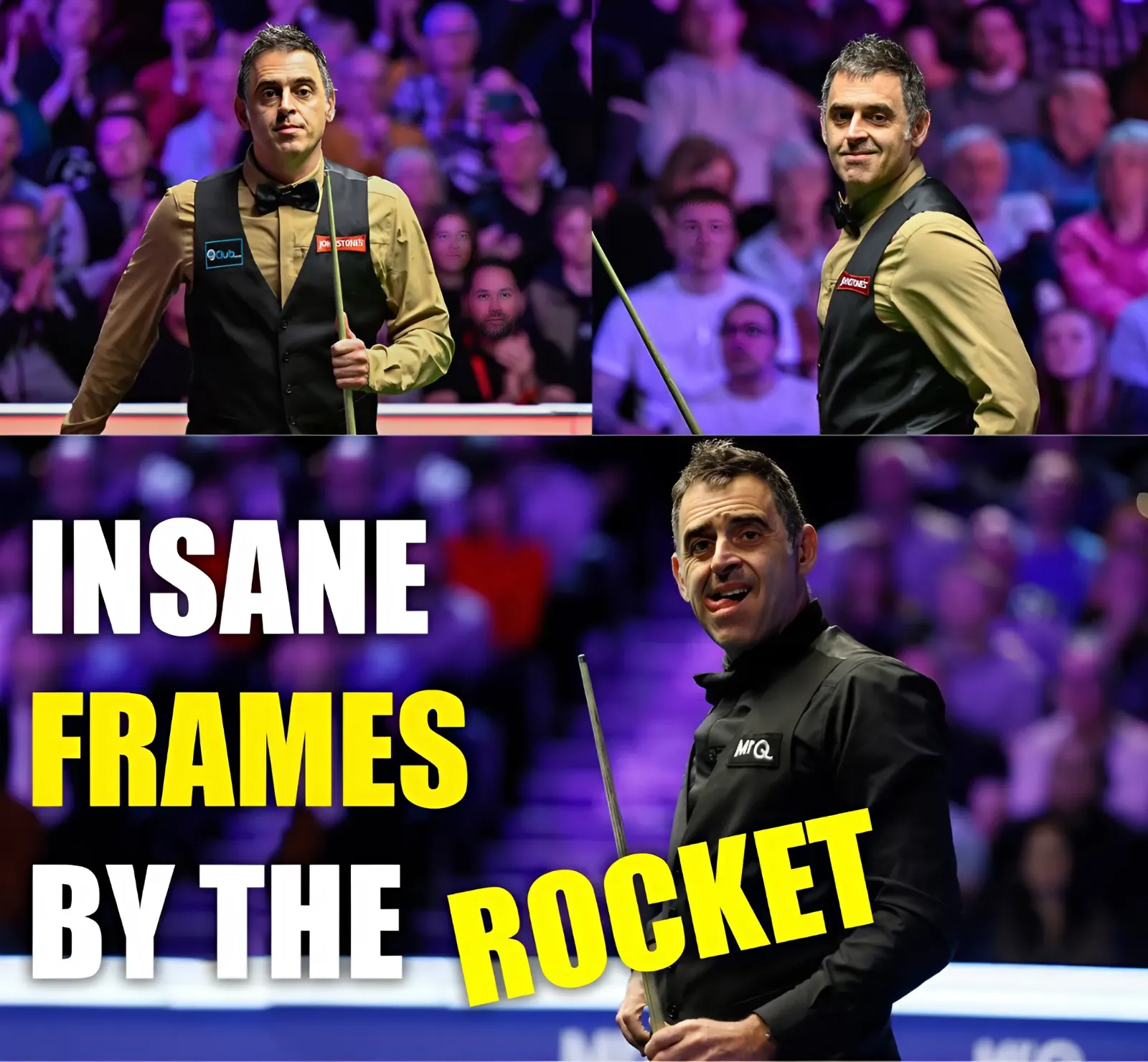 Tense battle: Ronnie O'Sullivan won spectacularly right at the last minute, making his opponent cry in regret because of a silly mistake